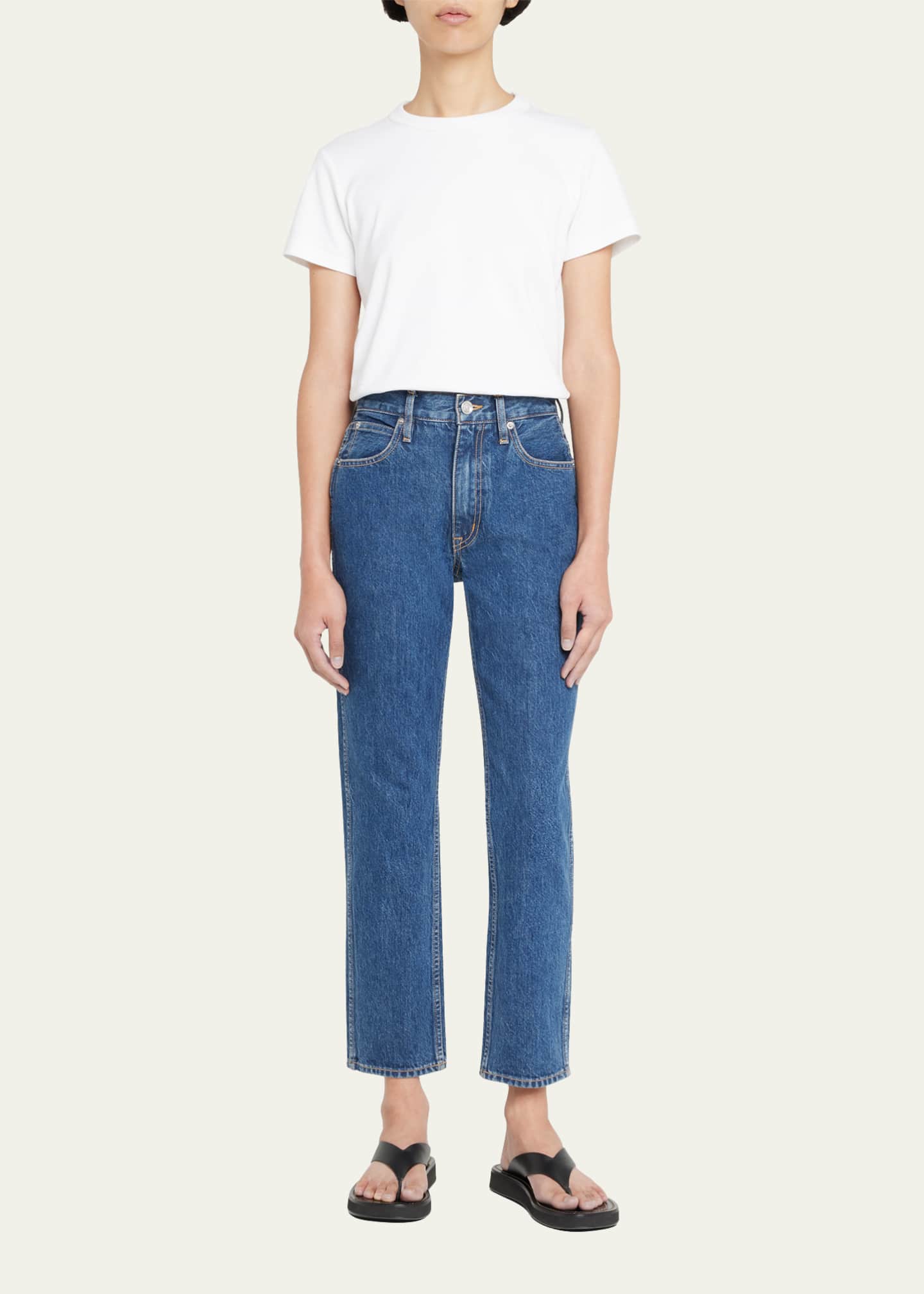SLVRLAKE Virginia High-Rise Slim Tapered Jeans Image 2 of 5