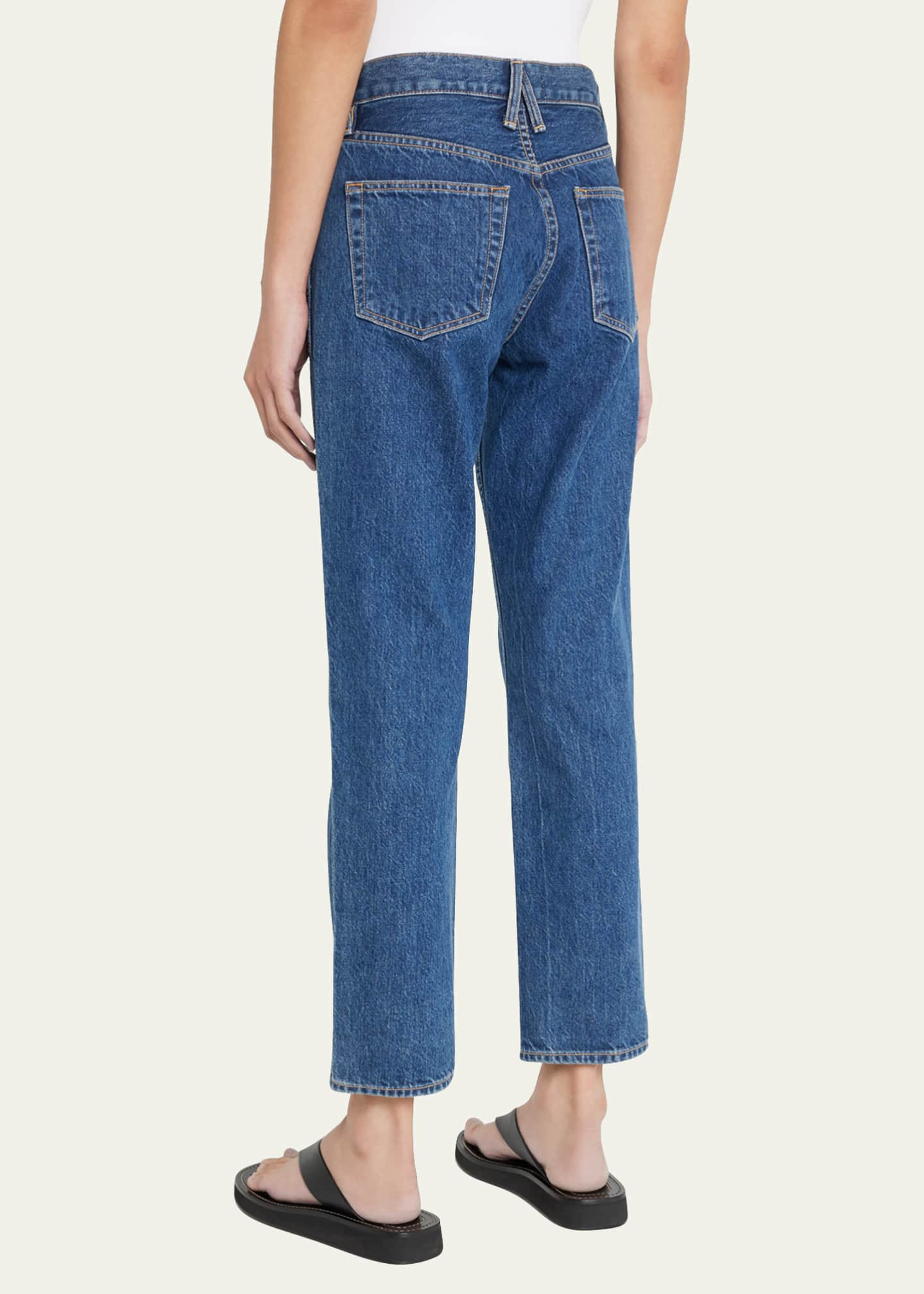 SLVRLAKE Virginia High-Rise Slim Tapered Jeans - Bergdorf Goodman