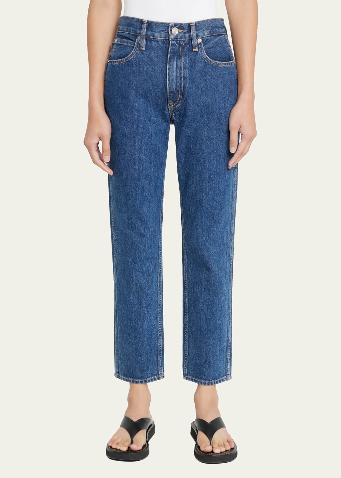 SLVRLAKE Virginia High-Rise Slim Tapered Jeans Image 4 of 5