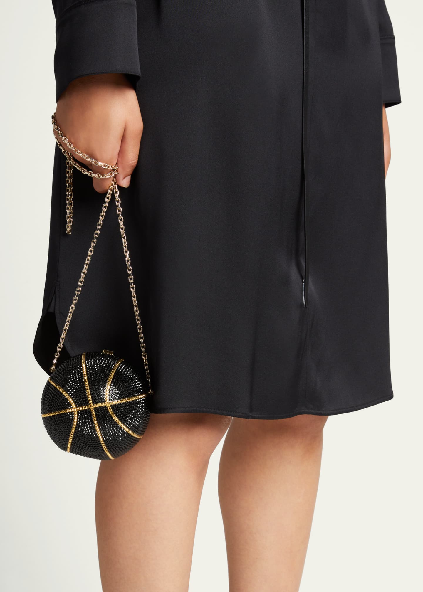 Judith Leiber Couture Basketball Crystal Sphere Clutch Bag Bergdorf Goodman