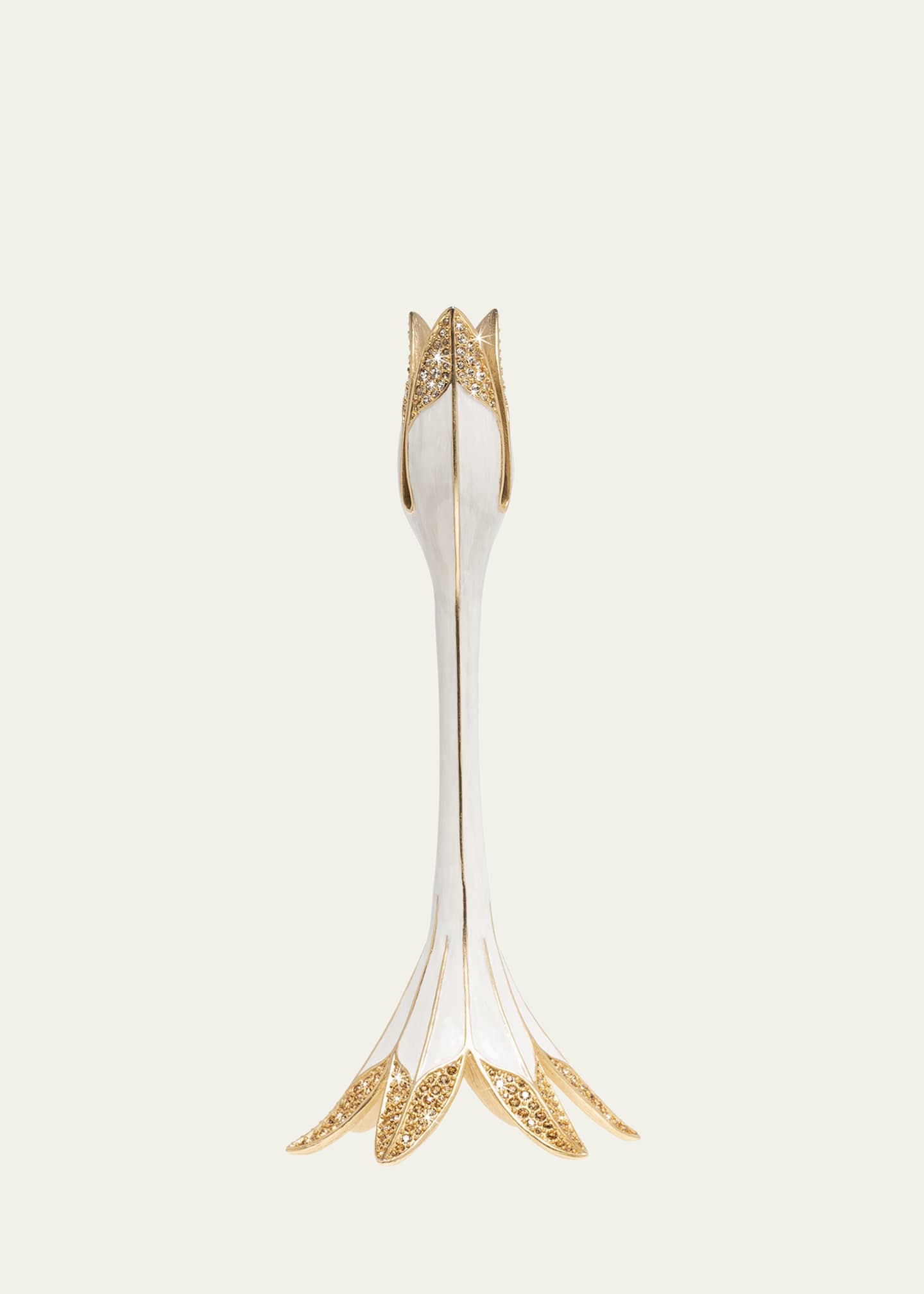 Jay Strongwater Tulip Medium Candlestick Holder