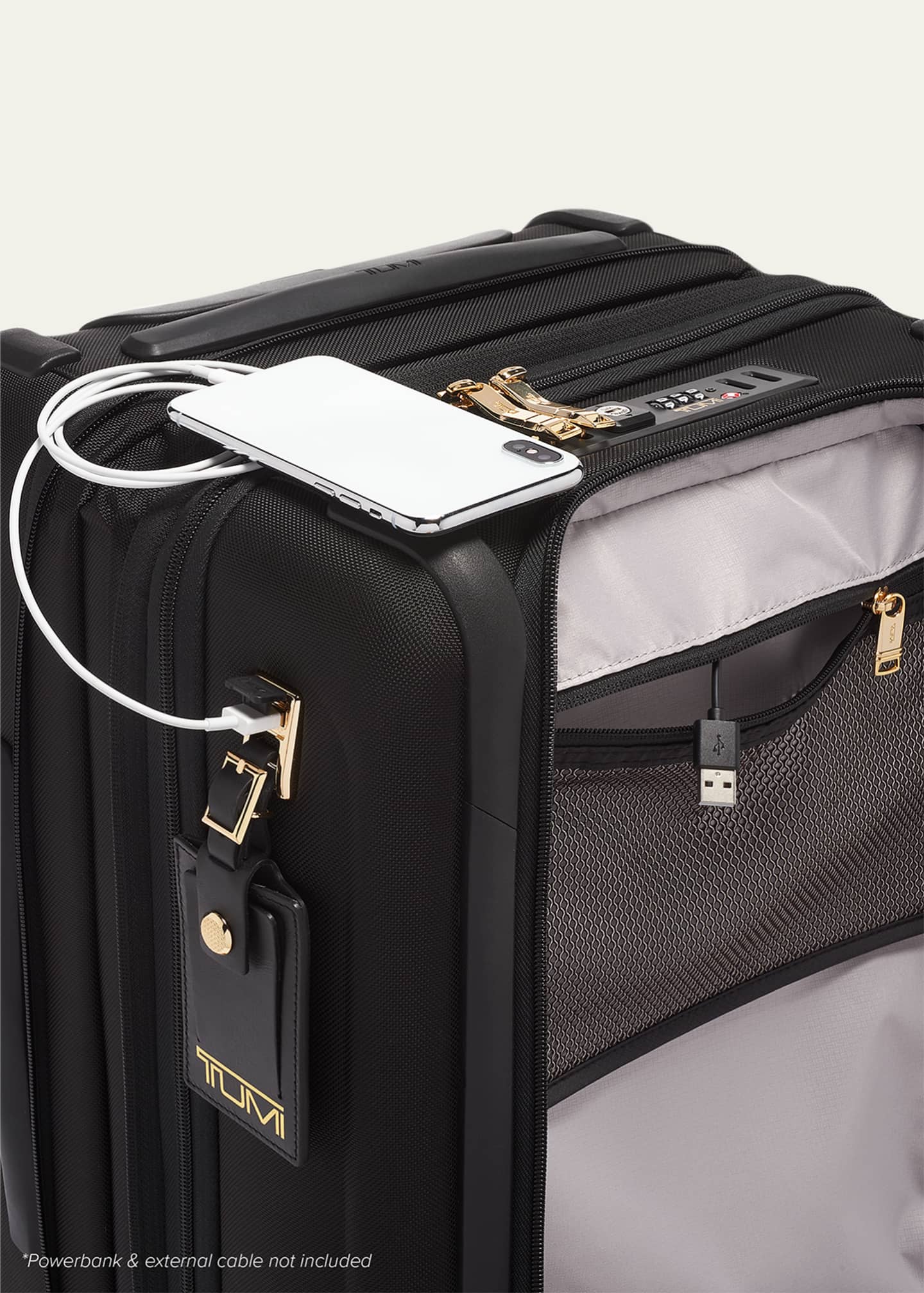 TUMI Alpha International Dual Access 4 Wheel Carryon Luggage Image 5 of 5