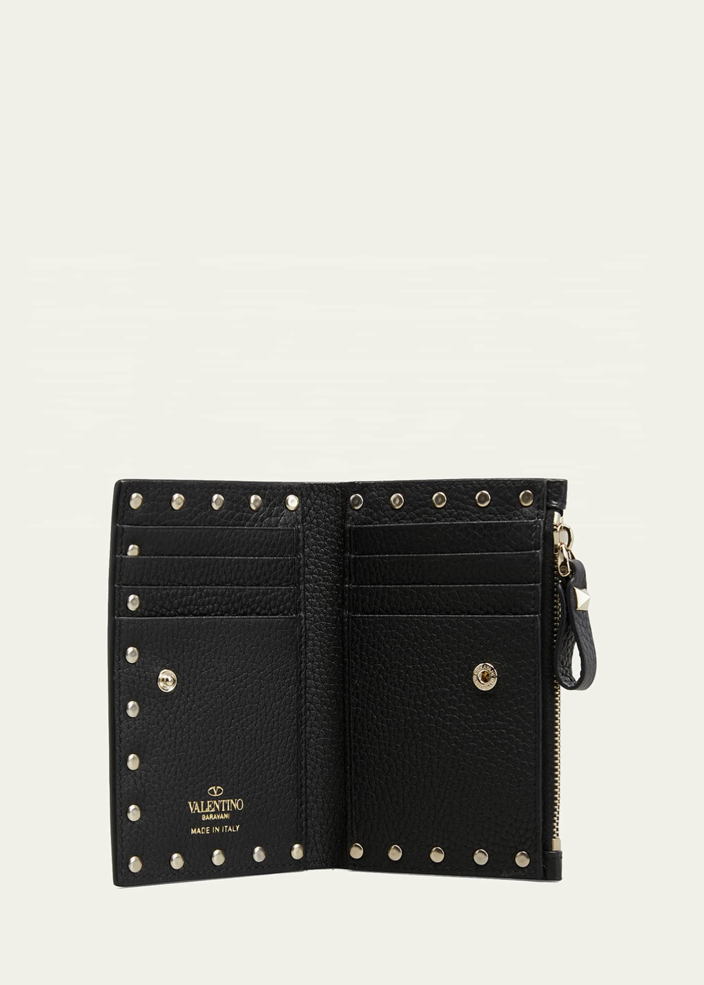 Valentino Garavani Rockstud Coin Purse - Black