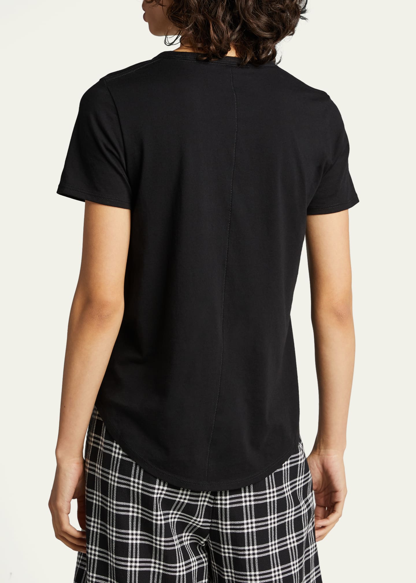 Veronica Beard Lauren Crewneck Tee Image 3 of 5
