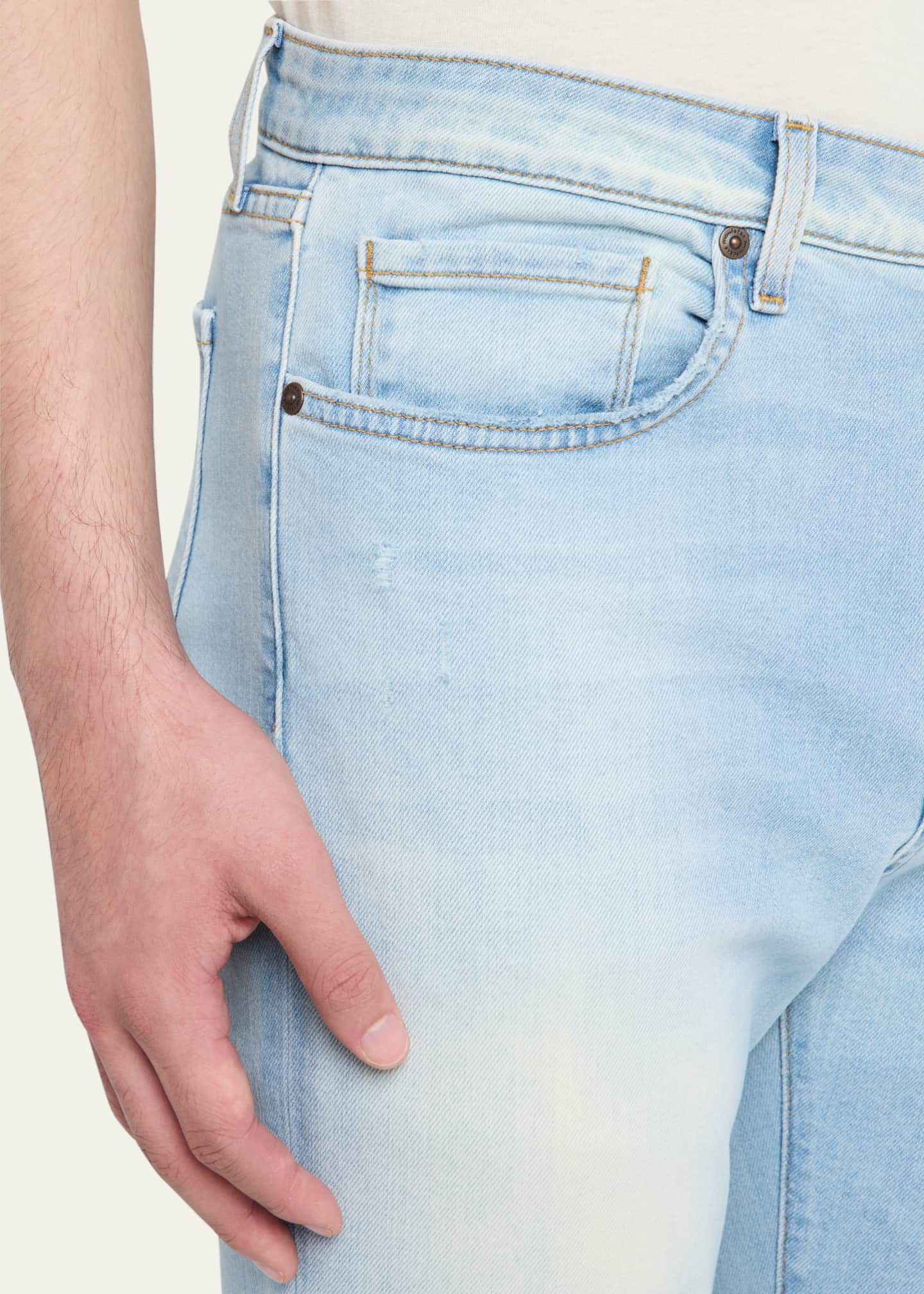monfrere Men's Greyson Knee-Rip Skinny Jeans Image 5 of 5
