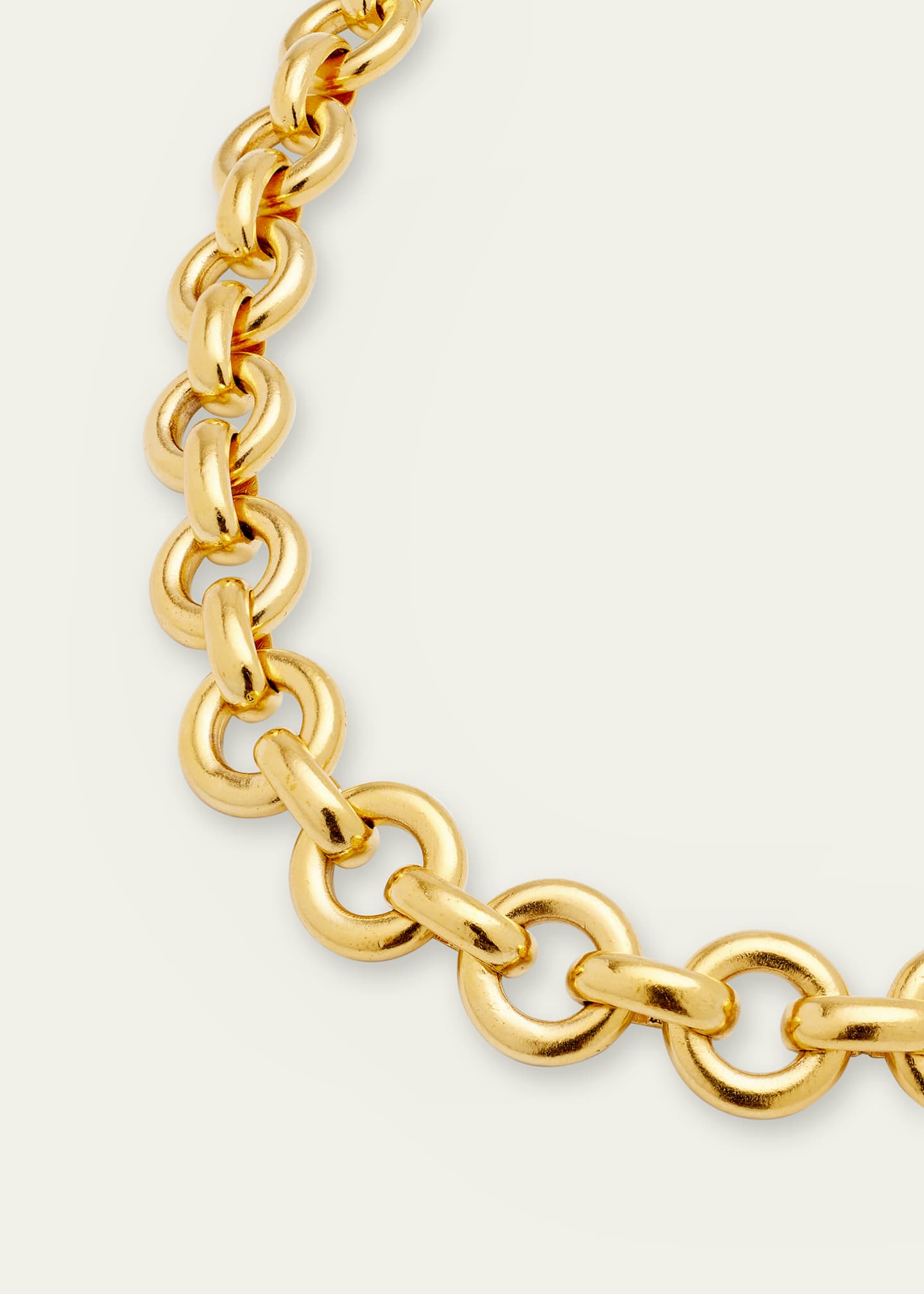Round link chain clearance