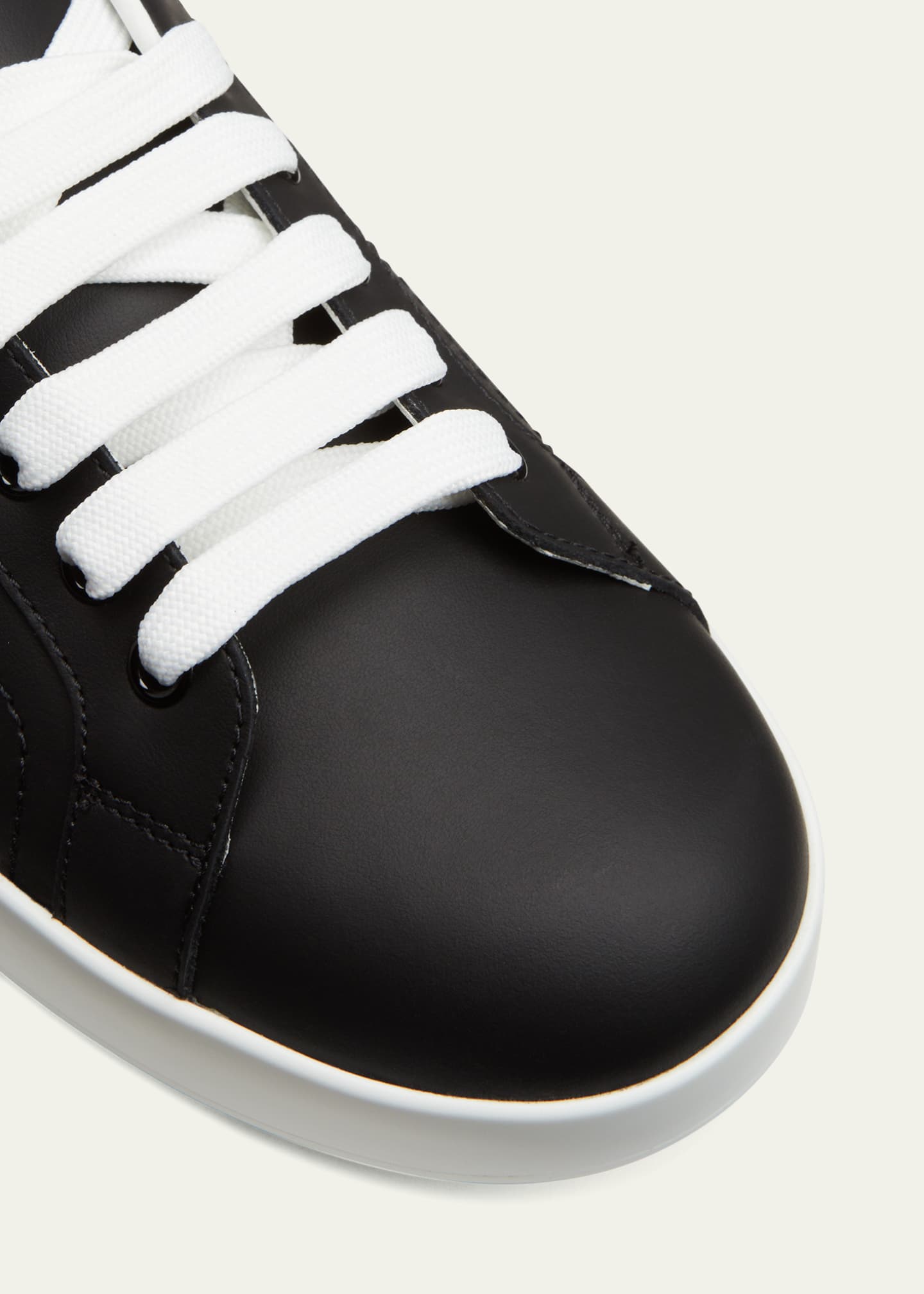 Dolce&Gabbana Leather Logo Low-Top Sneakers Image 5 of 5