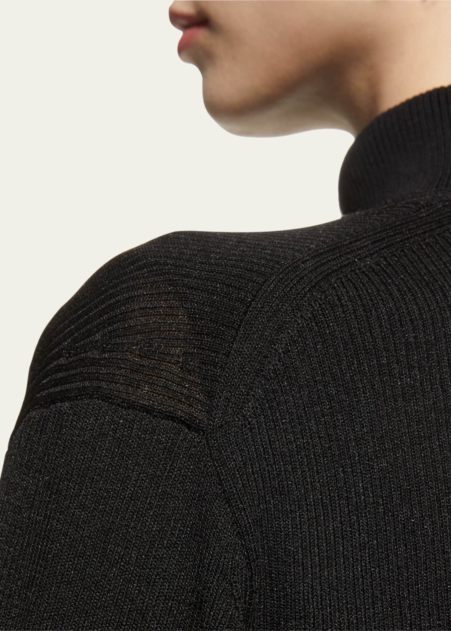 Lafayette 148 New York Cropped Open-Front Cardigan Image 5 of 5