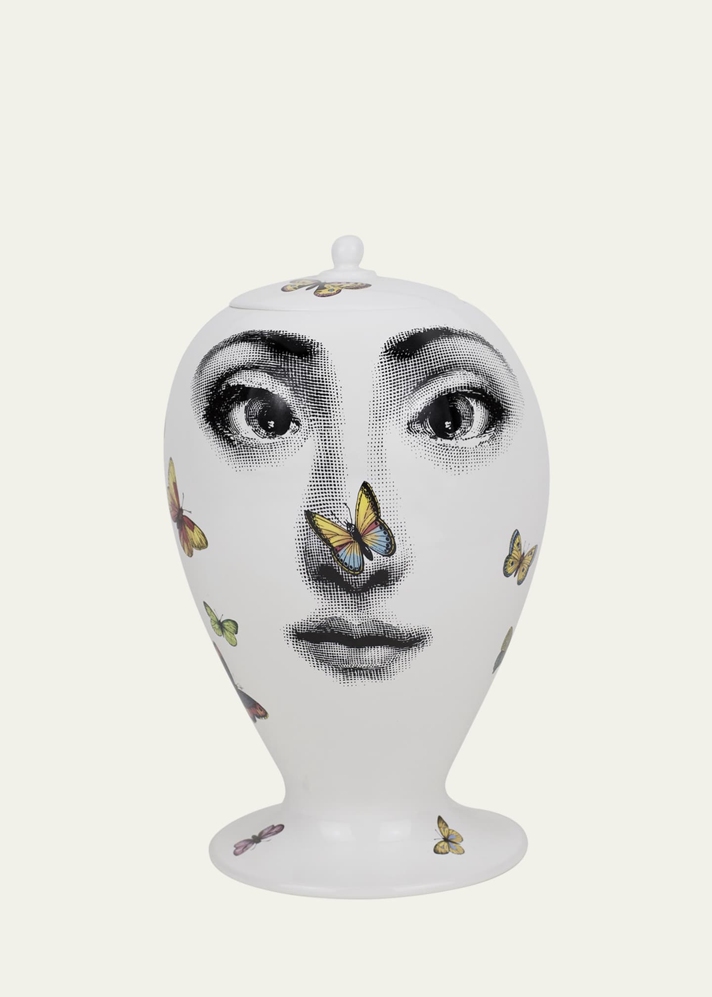 Fornasetti Vase Farfalle Face With Butterflies Image 1 of 2