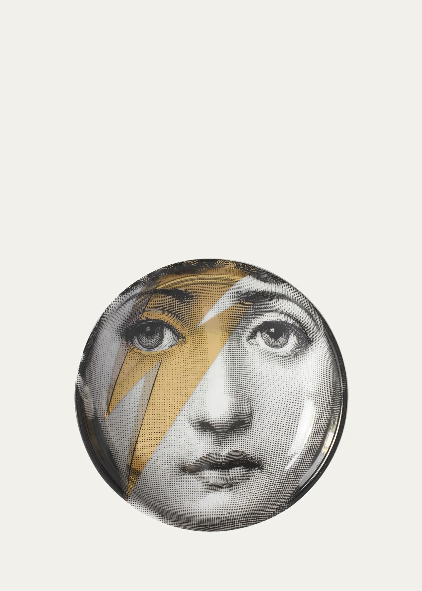 Fornasetti Round Ashtray Tema E Variazioni Lightning - Bergdorf Goodman