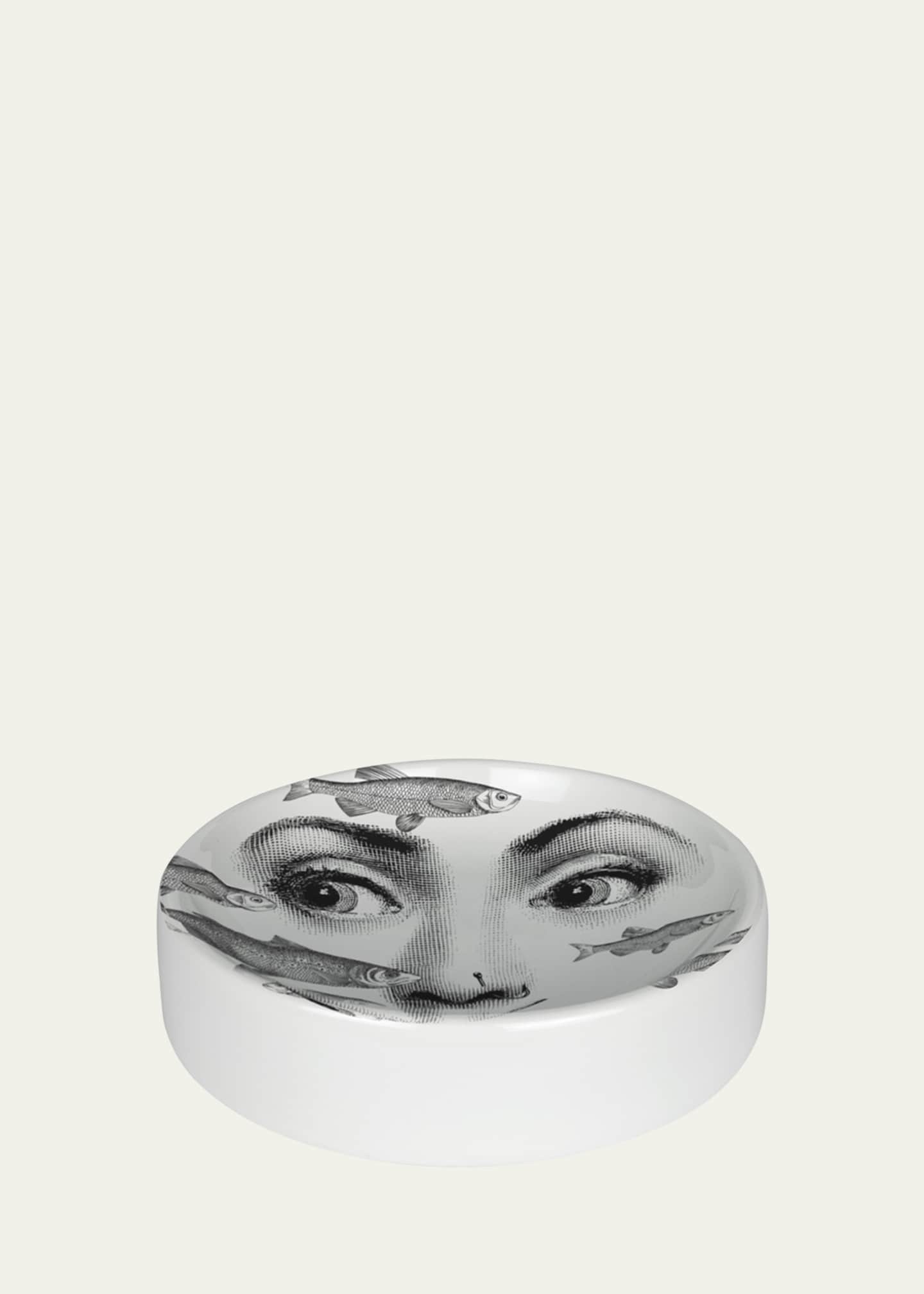 Fornasetti Round Ashtray Tema e Variazioni No. 392 Image 2 of 2
