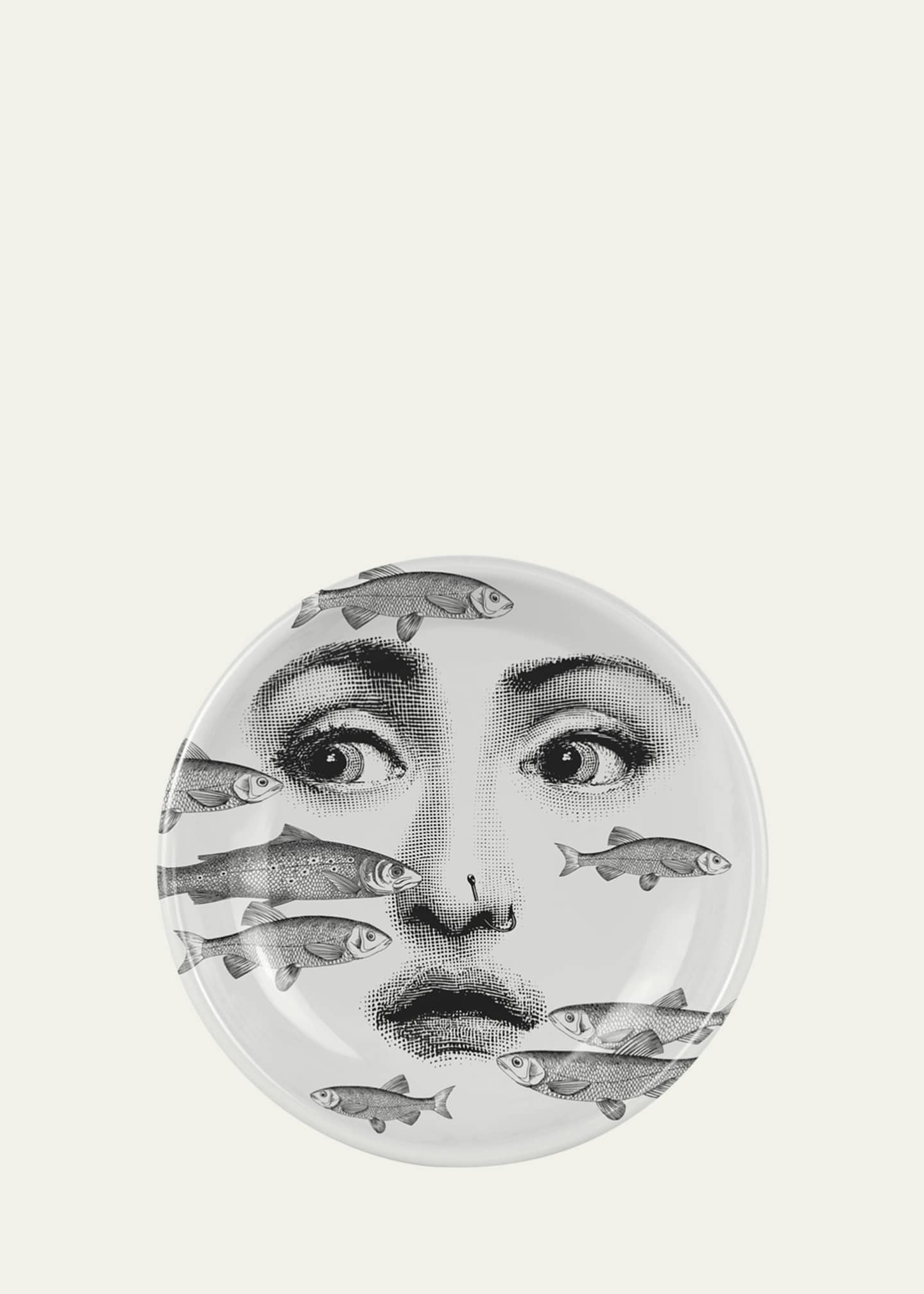 Fornasetti Round Ashtray Tema e Variazioni No. 392 Image 1 of 2