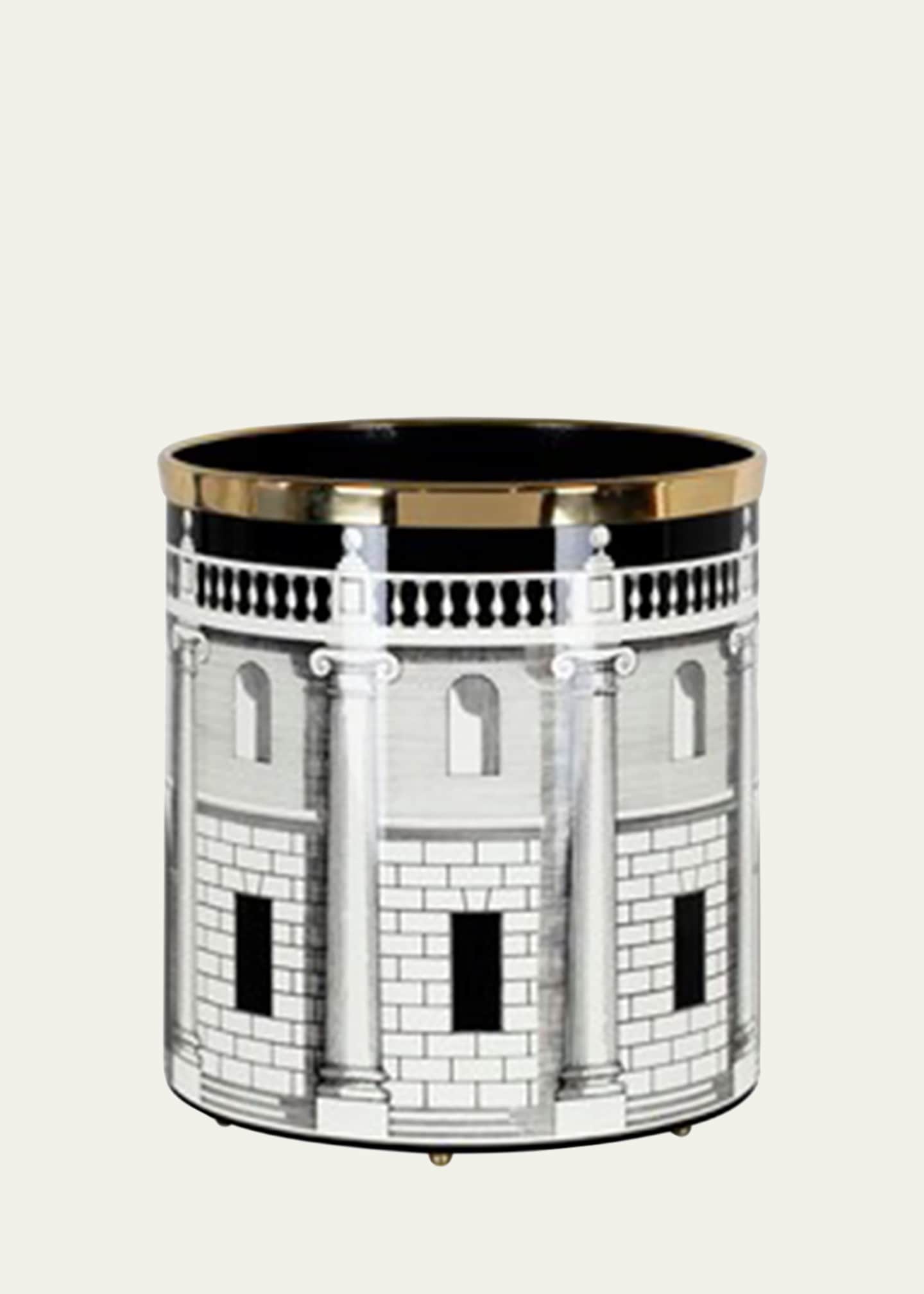 Fornasetti Paper basket Casa con Colonne - Bergdorf Goodman