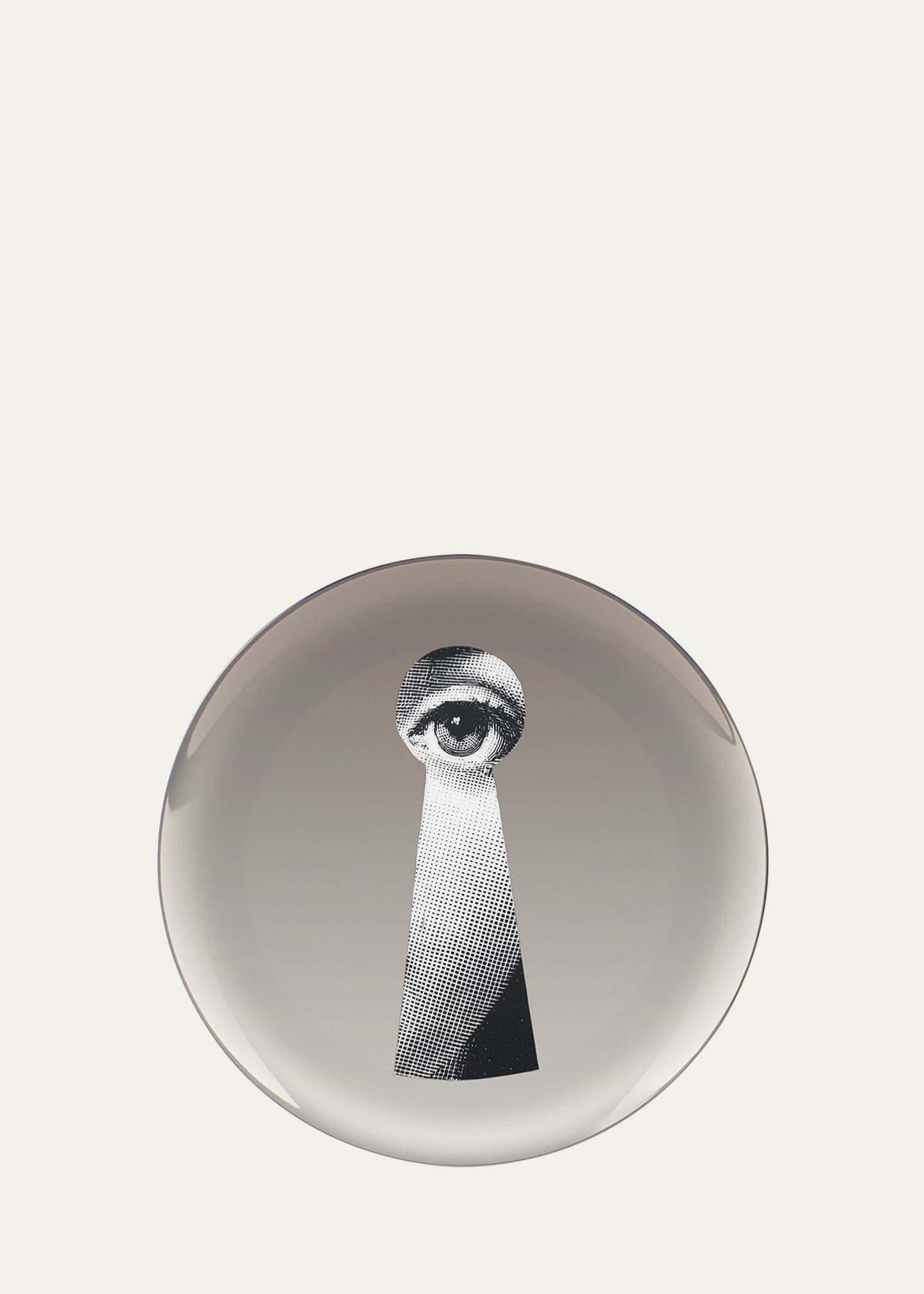Fornasetti Tema E Variazioni n. 14 Keyhole Platinum Wall Plate