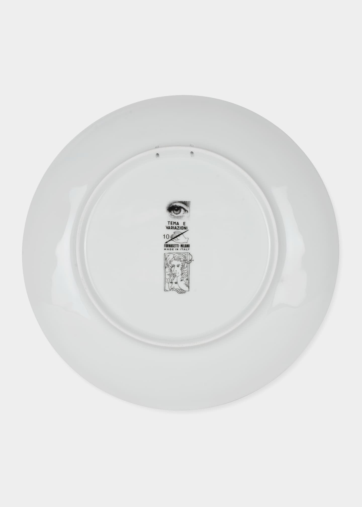 Fornasetti Wall Plate Tema e Variazioni # 010Y Image 2 of 2