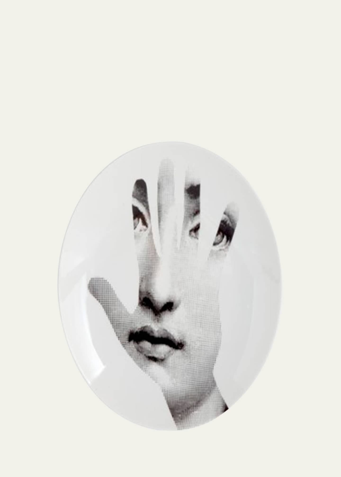 Fornasetti Tema E Variazioni n. 15 Face in Hand Wall Plate