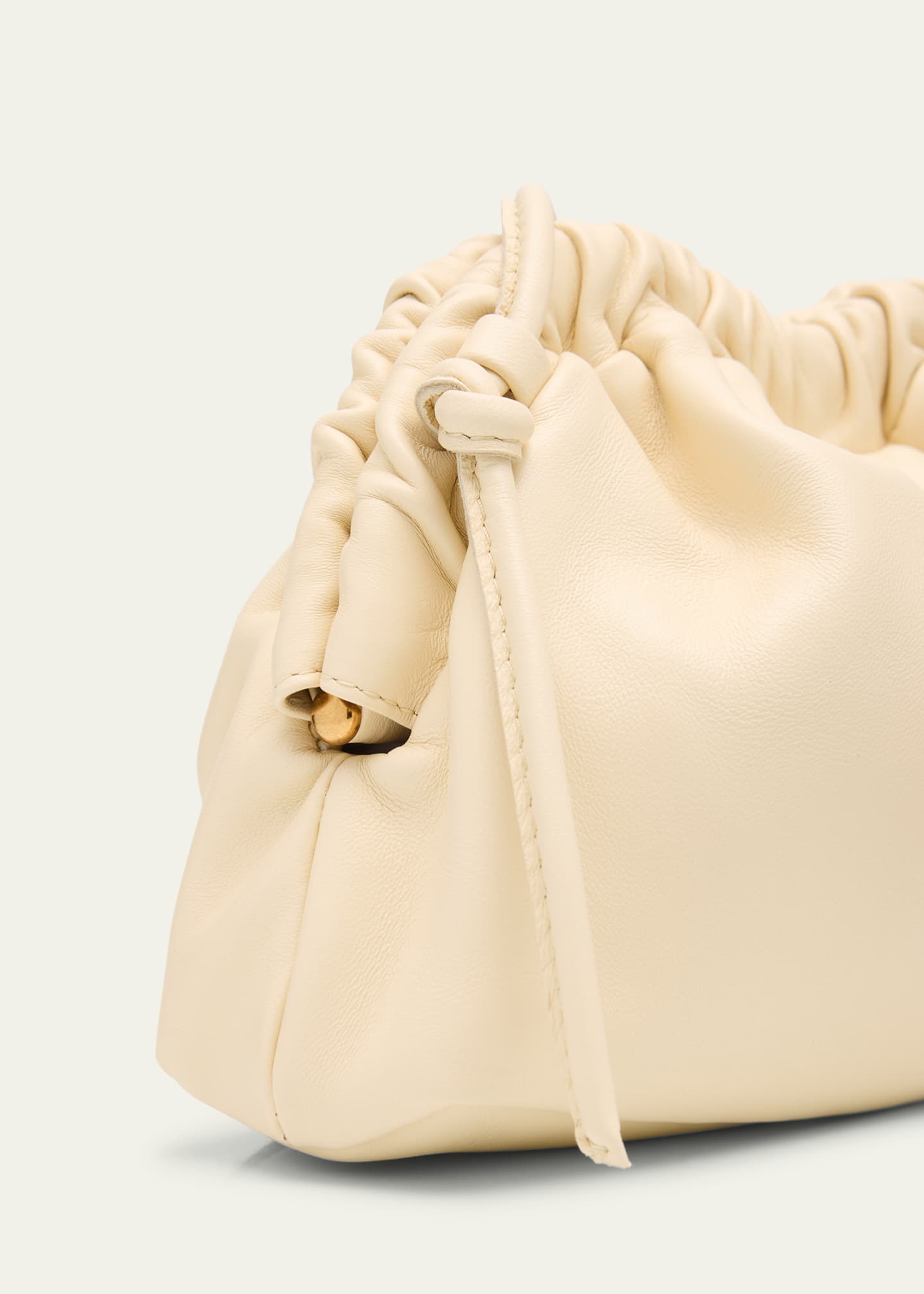 Mansur Gavriel Mini Lambskin Cloud Clutch Bag Image 6 of 6