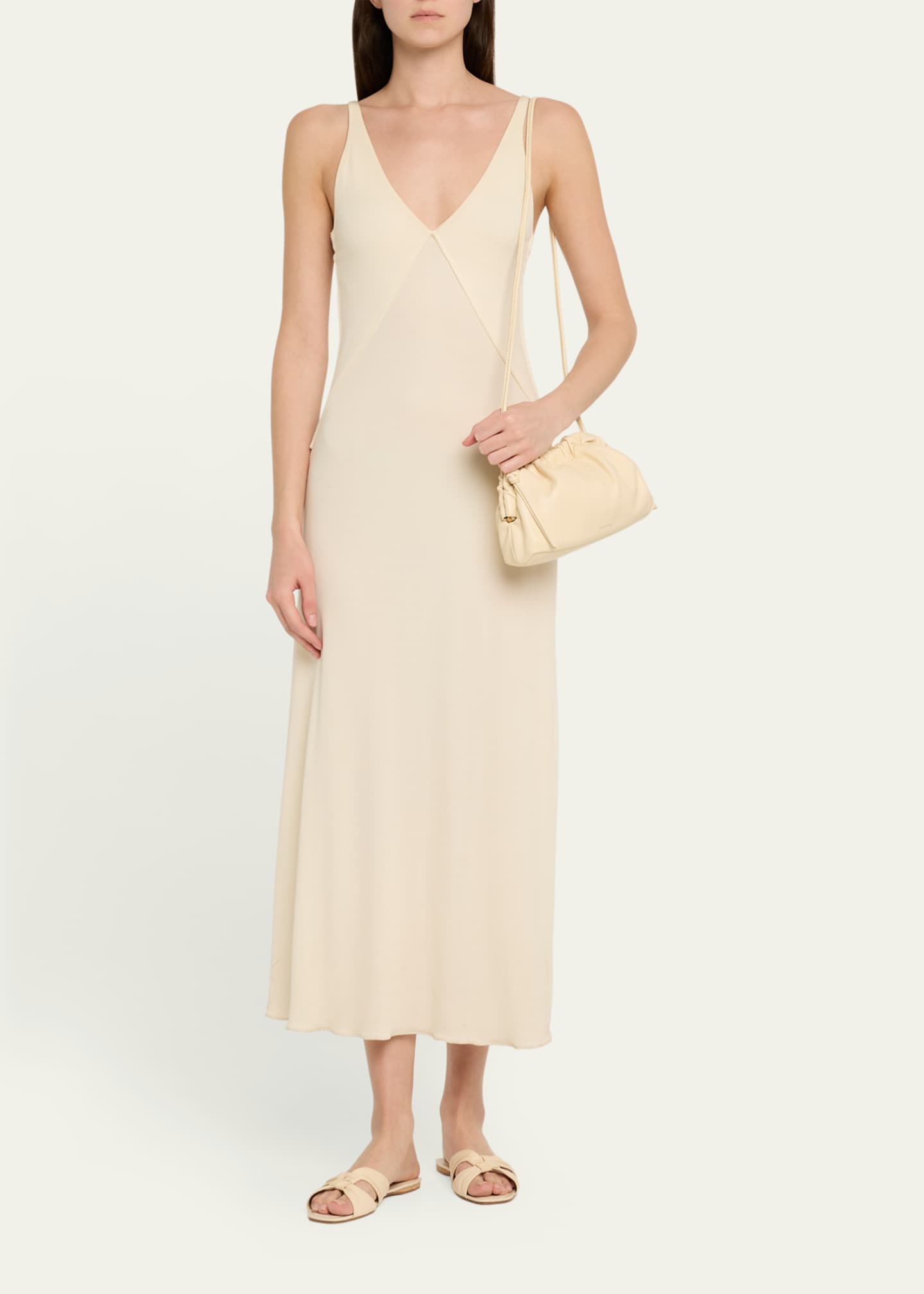 Mansur Gavriel Mini Lambskin Cloud Clutch Bag Image 5 of 6