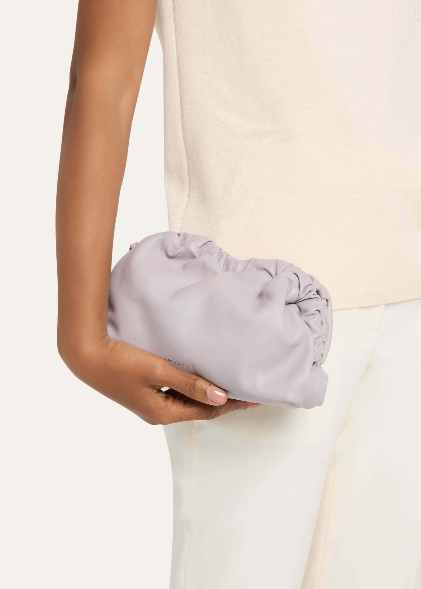 Mansur Gavriel Mini Lambskin Cloud Clutch Bag - Bergdorf Goodman