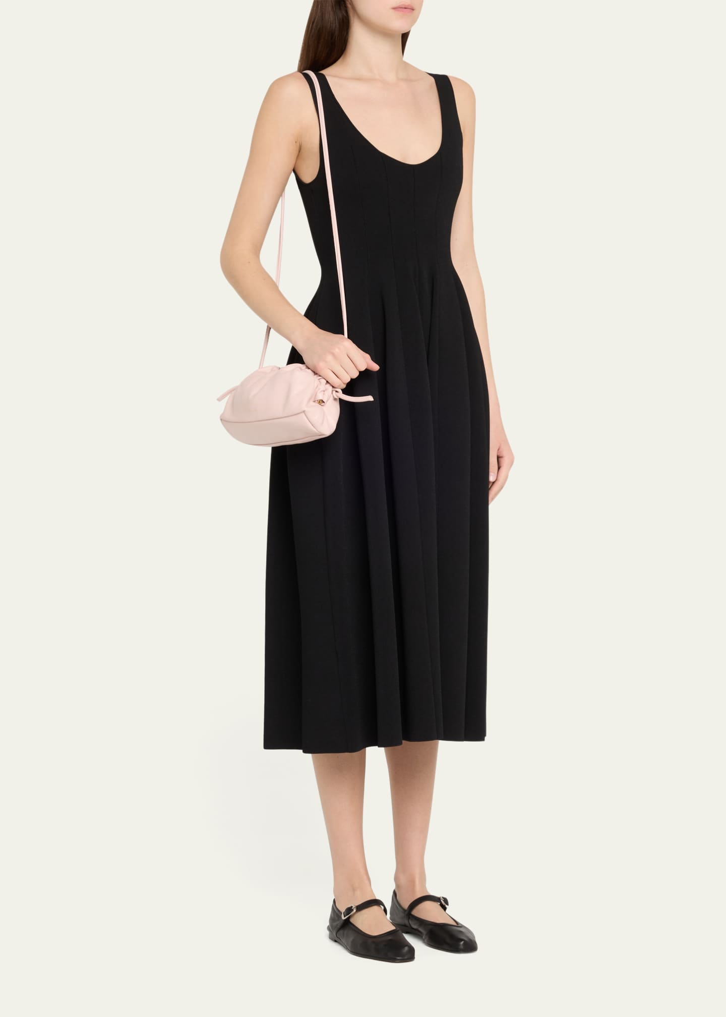 Mansur Gavriel Mini Lambskin Cloud Clutch Bag Image 5 of 6