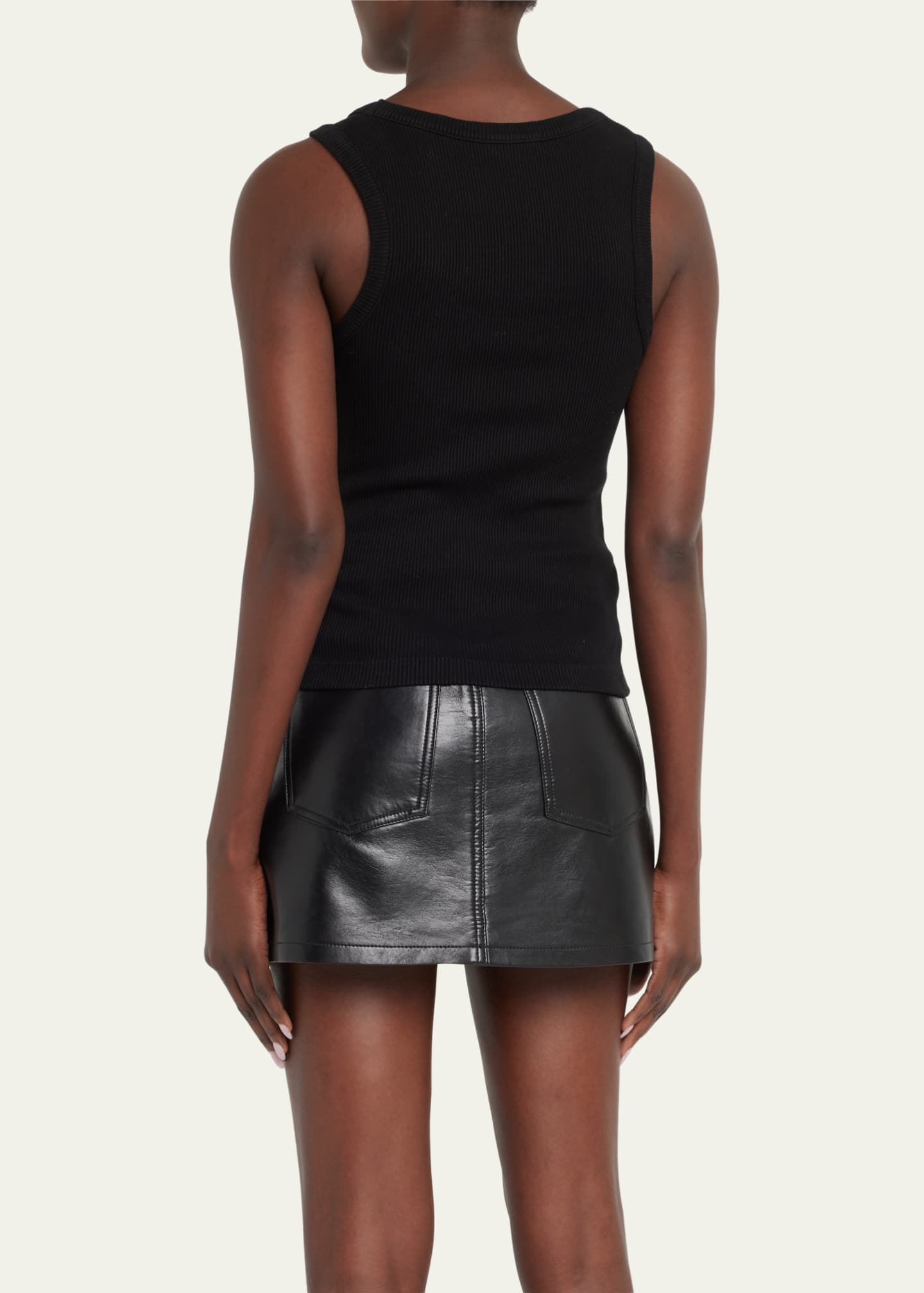AGOLDE Poppy Scoop-Neck Tank Top Image 3 of 5
