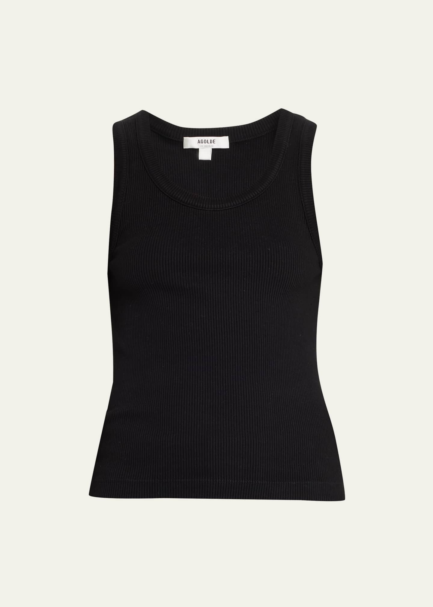 AGOLDE Poppy Scoop-Neck Tank Top Image 1 of 5