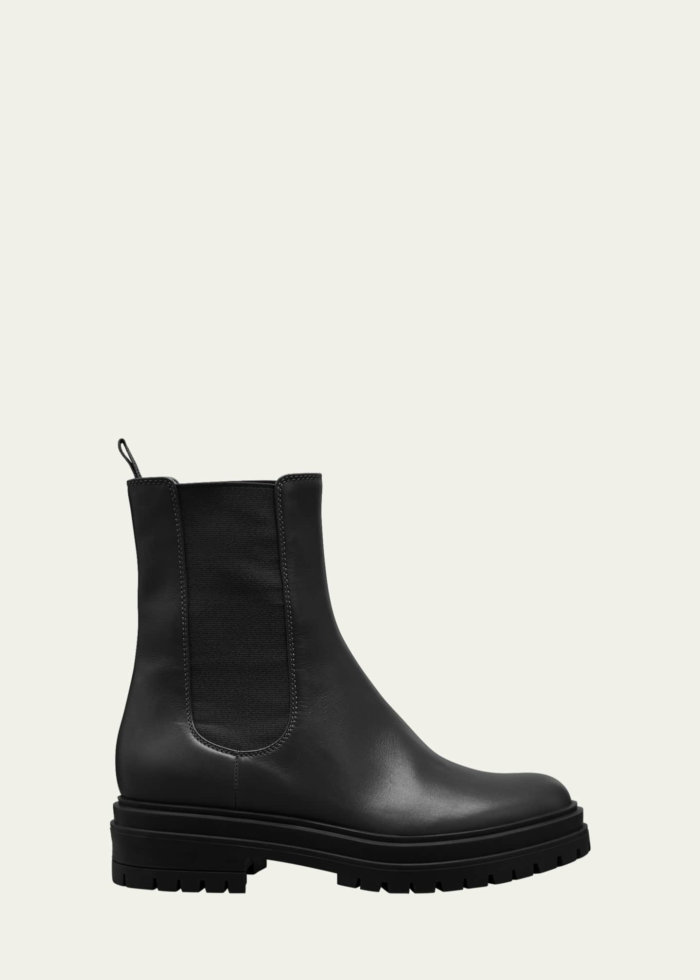 Gianvito Rossi Lug-Sole Chelsea Boots - Bergdorf Goodman