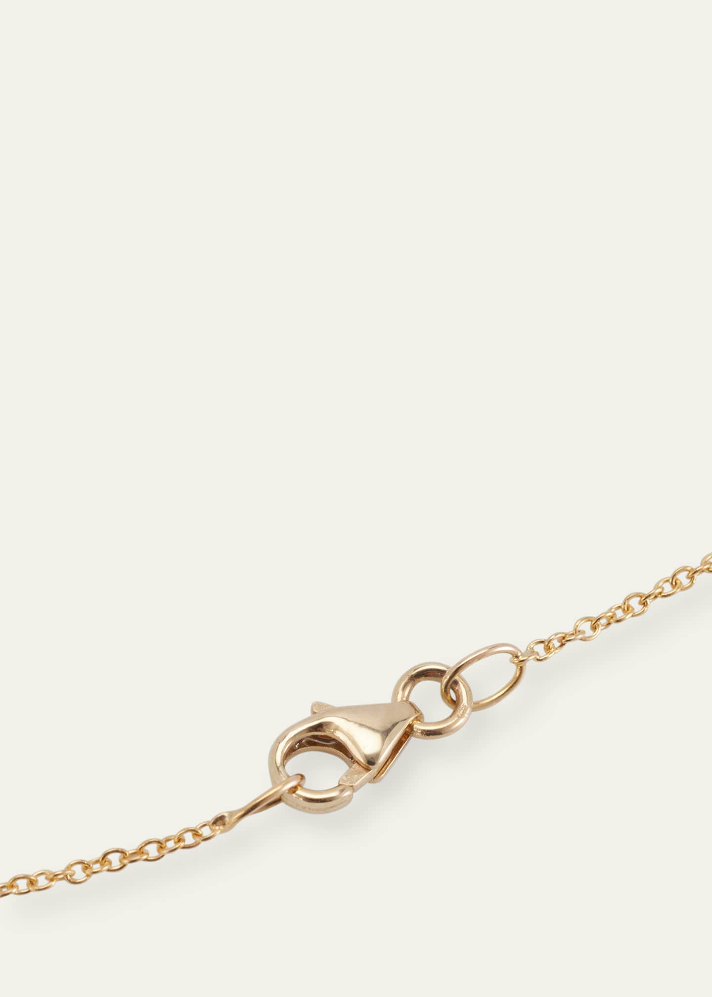Jennifer Meyer 18k Yellow Gold Mini Clover Chain Bracelet Image 4 of 4