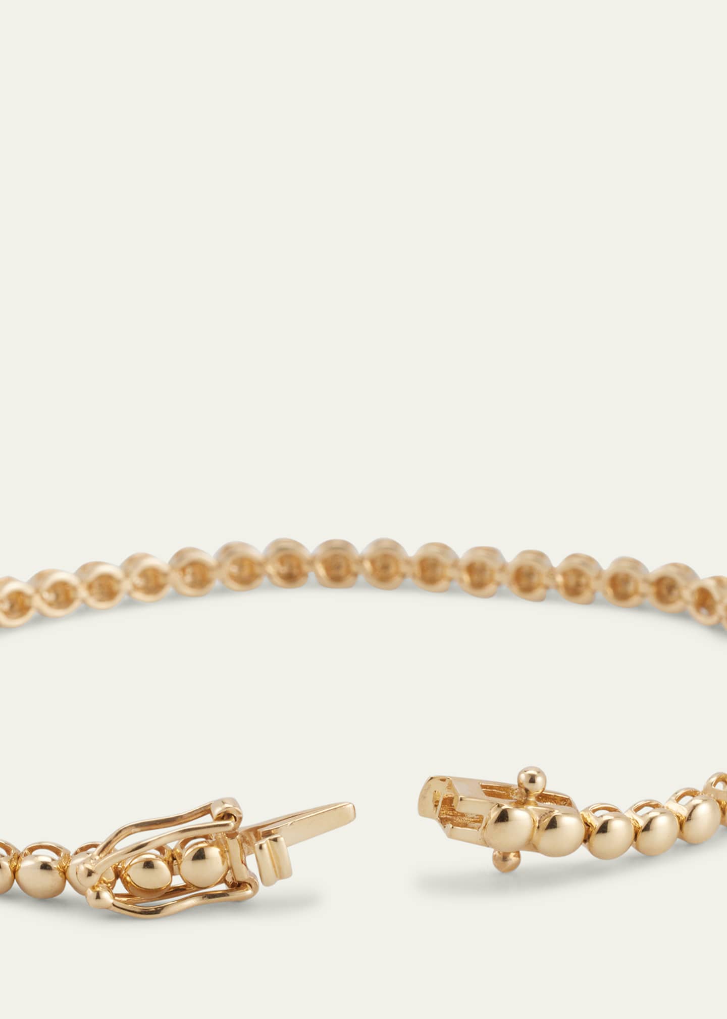 Jennifer Meyer 18k Mini Bezel Tennis Bracelet Image 4 of 4