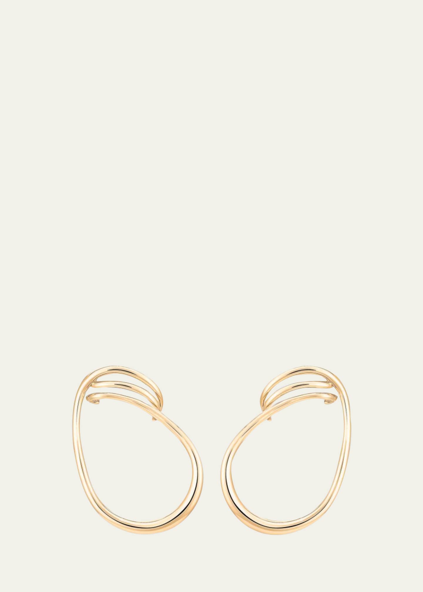 Charlotte Chesnais Maxi Round Trip Earrings - Bergdorf Goodman