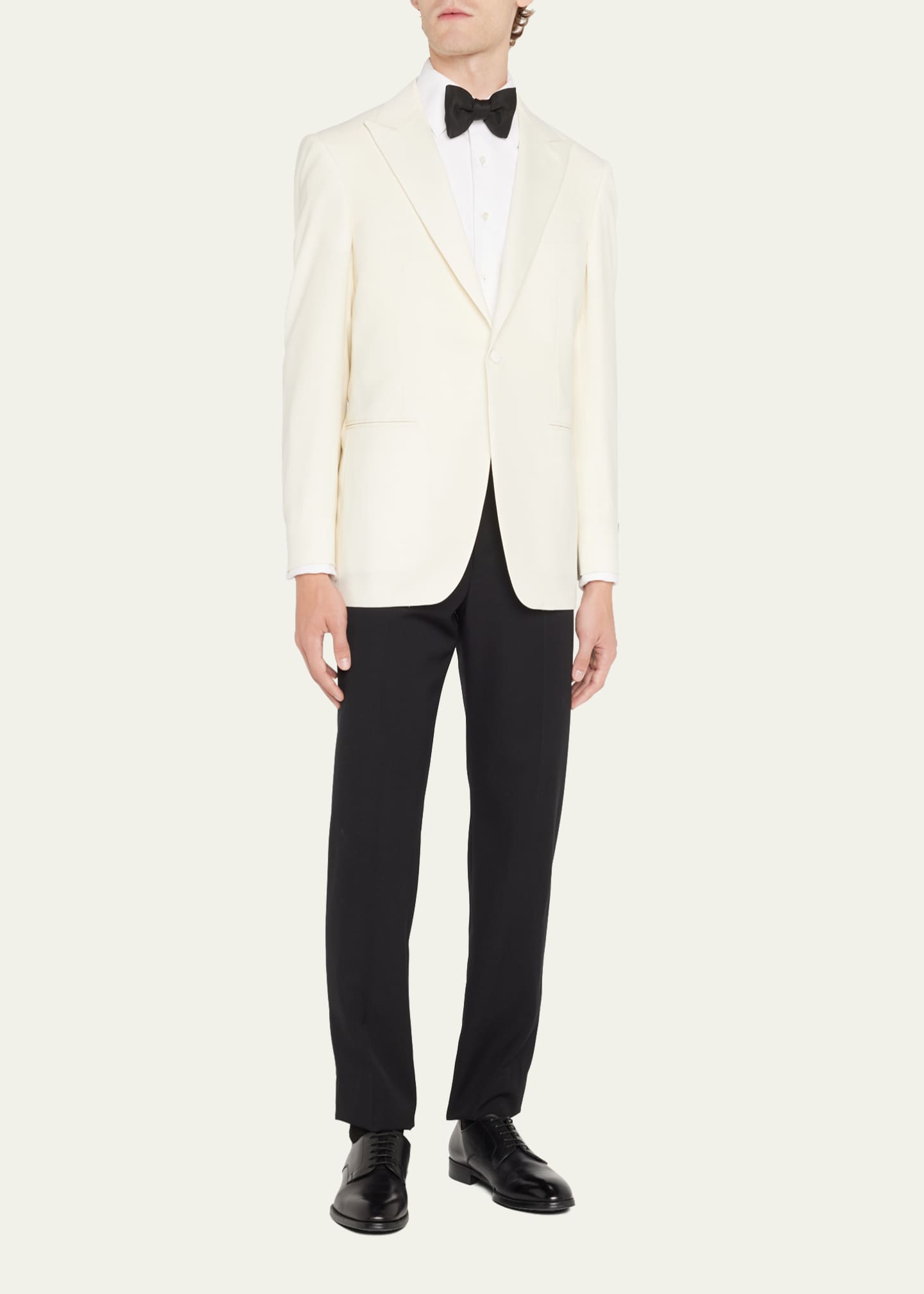 Canali Men's Solid Wool Dinner Jacket - Bergdorf Goodman