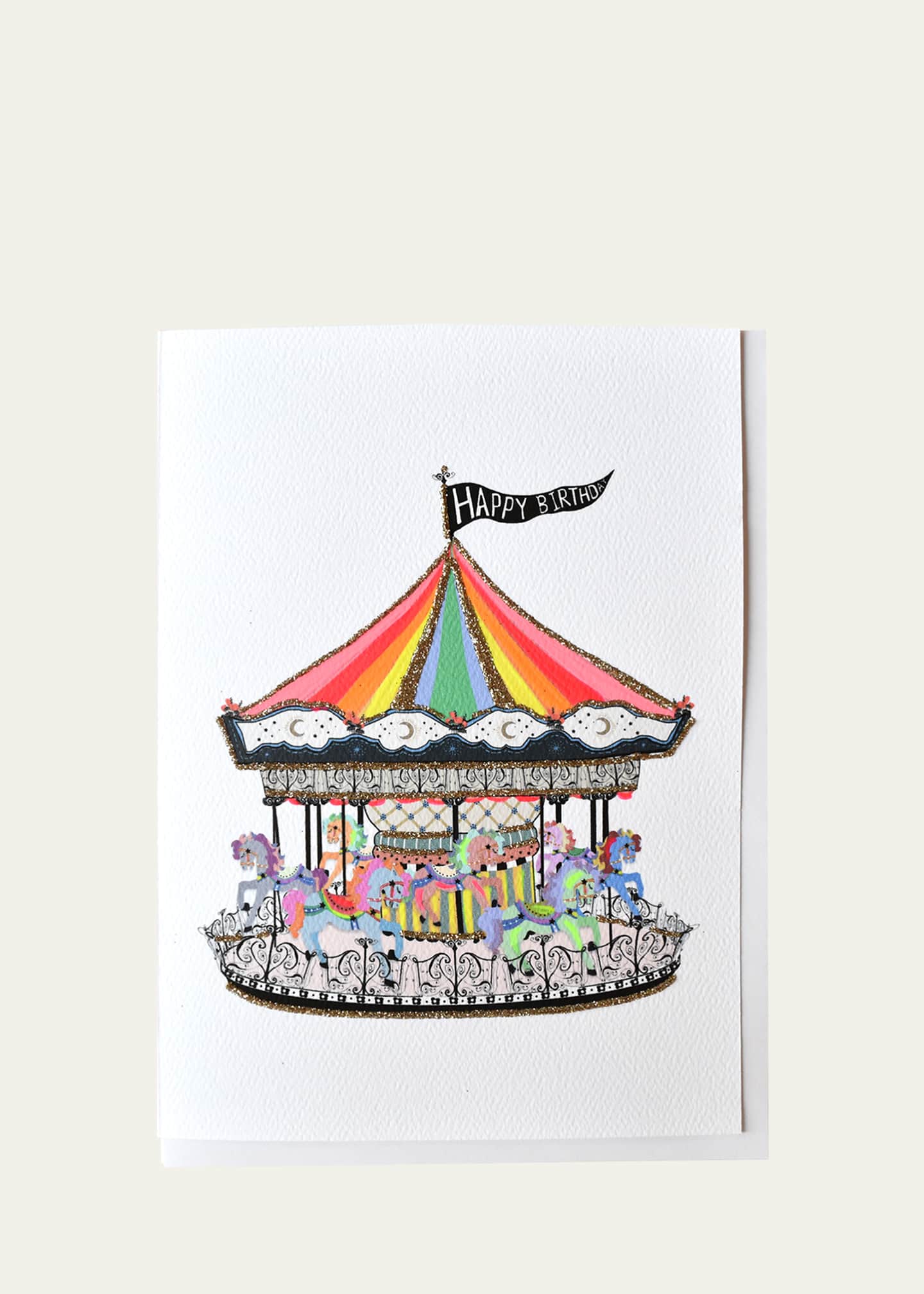 Verrier Happy Birthday Carousel Card