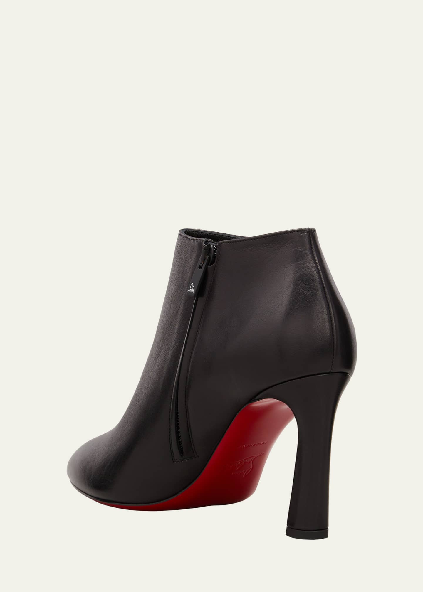 Christian Louboutin Belle Leather Red-Sole Ankle Boots - Bergdorf Goodman