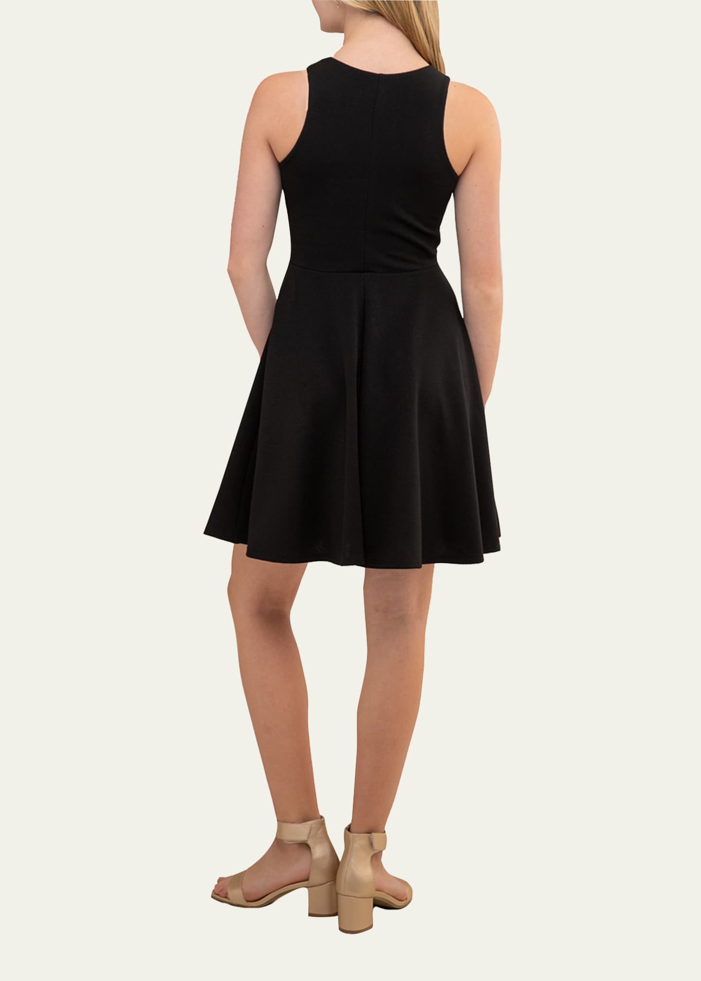 Un Deux Trois Big Girls 7-20 Halter Fit-And-Flare Dress