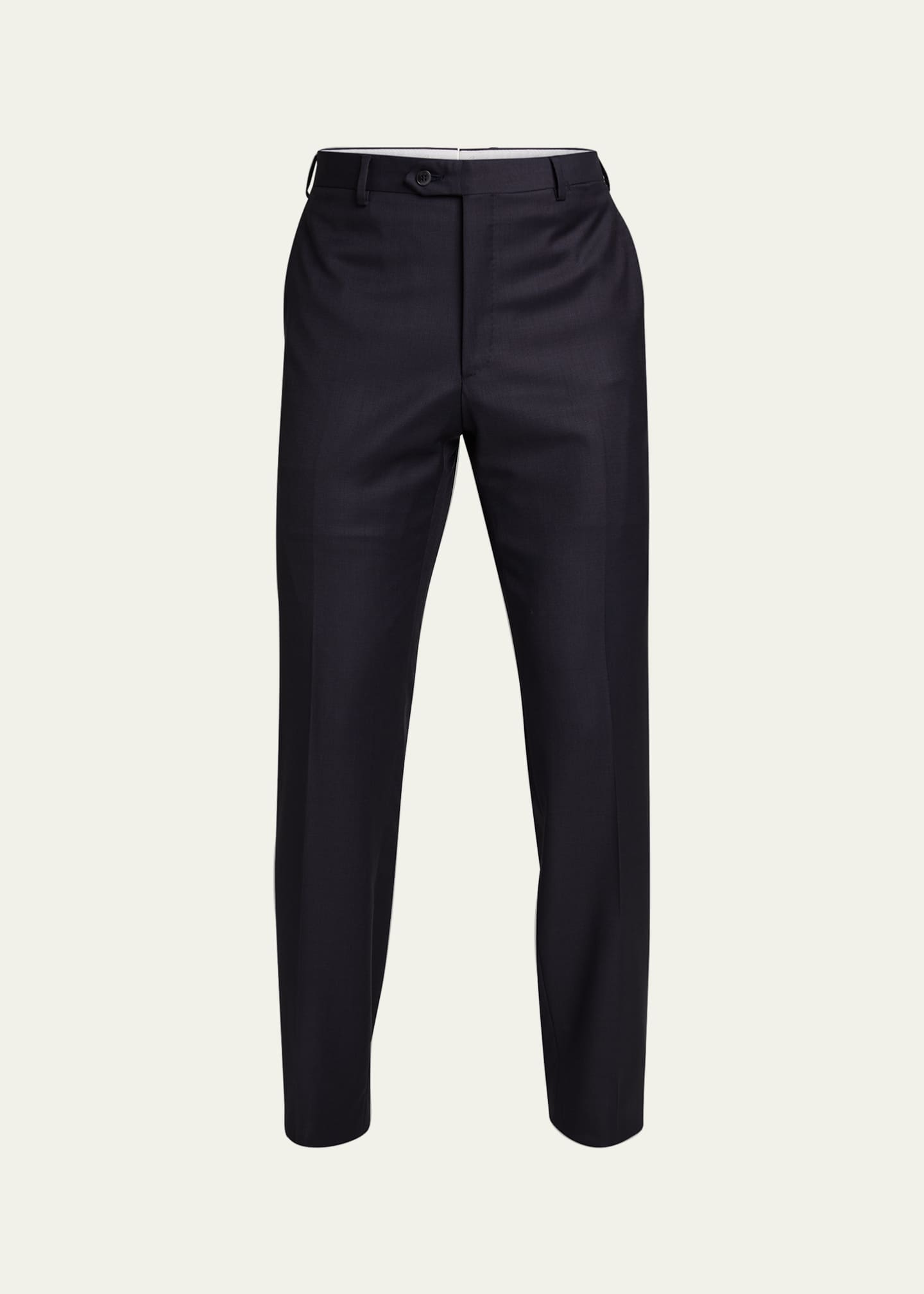 Brioni Men's Tigulli Solid Wool Trousers Image 1 of 2