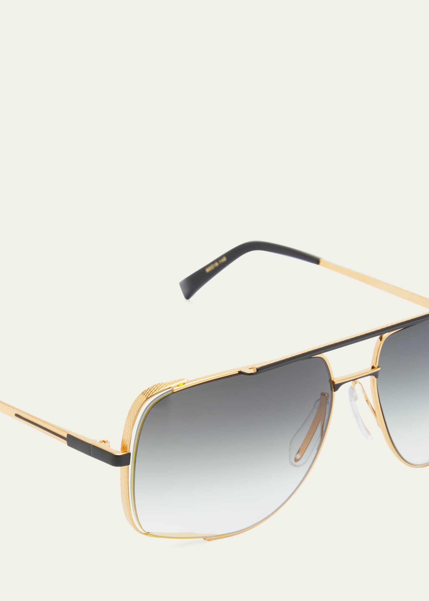 Dita Men's Midnight Special Metal Aviator Sunglasses Image 4 of 5
