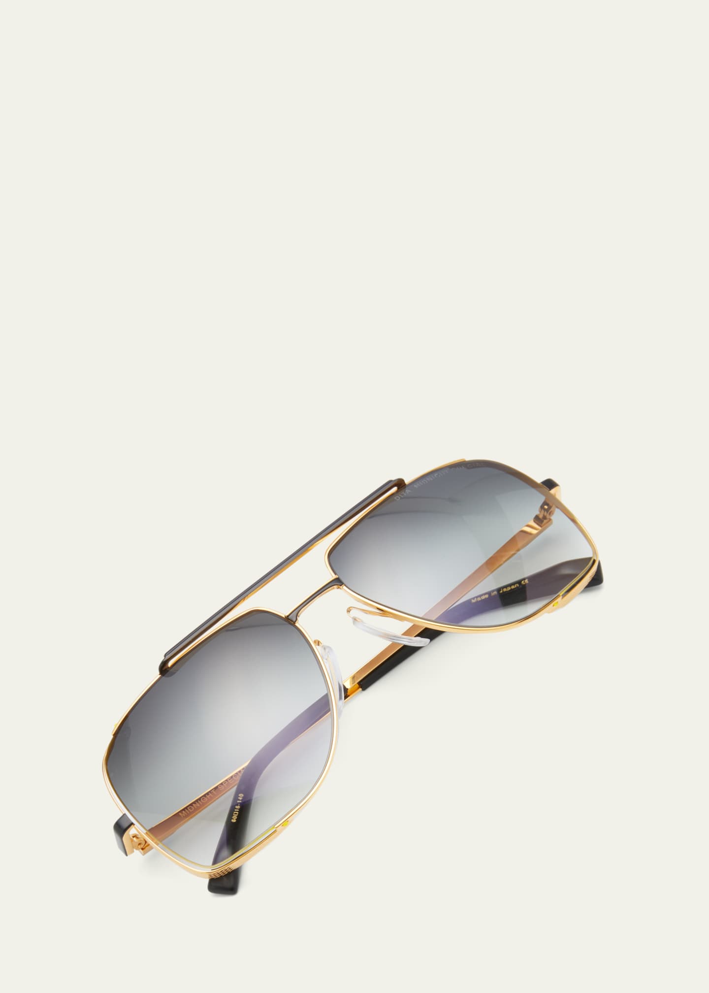 Dita Men's Midnight Special Metal Aviator Sunglasses Image 5 of 5