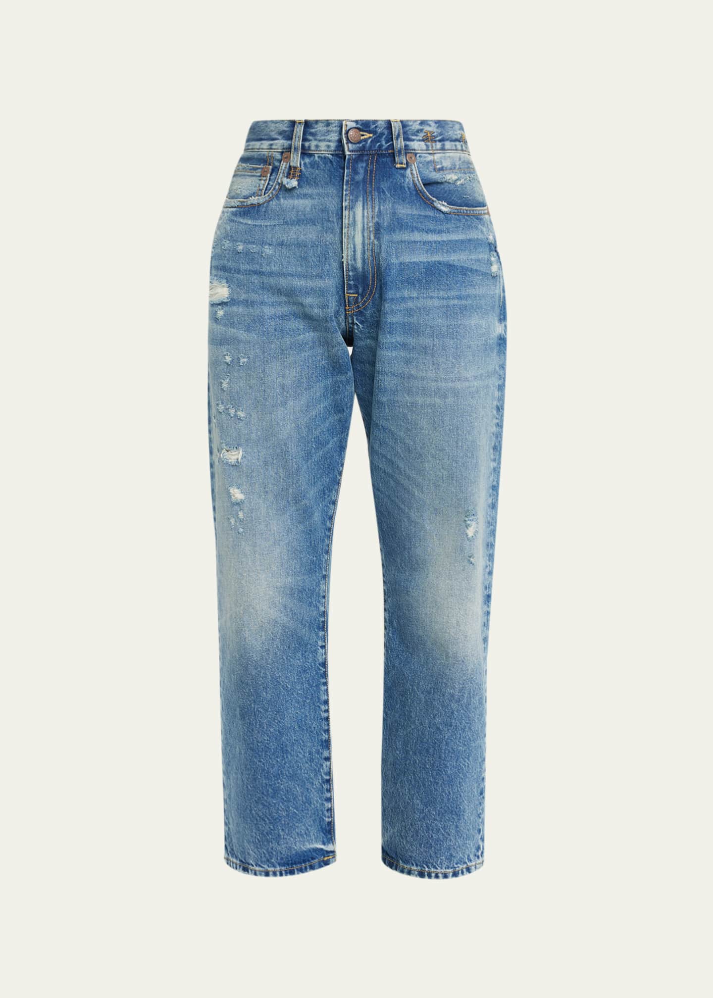 Boyfriend cut jeans top