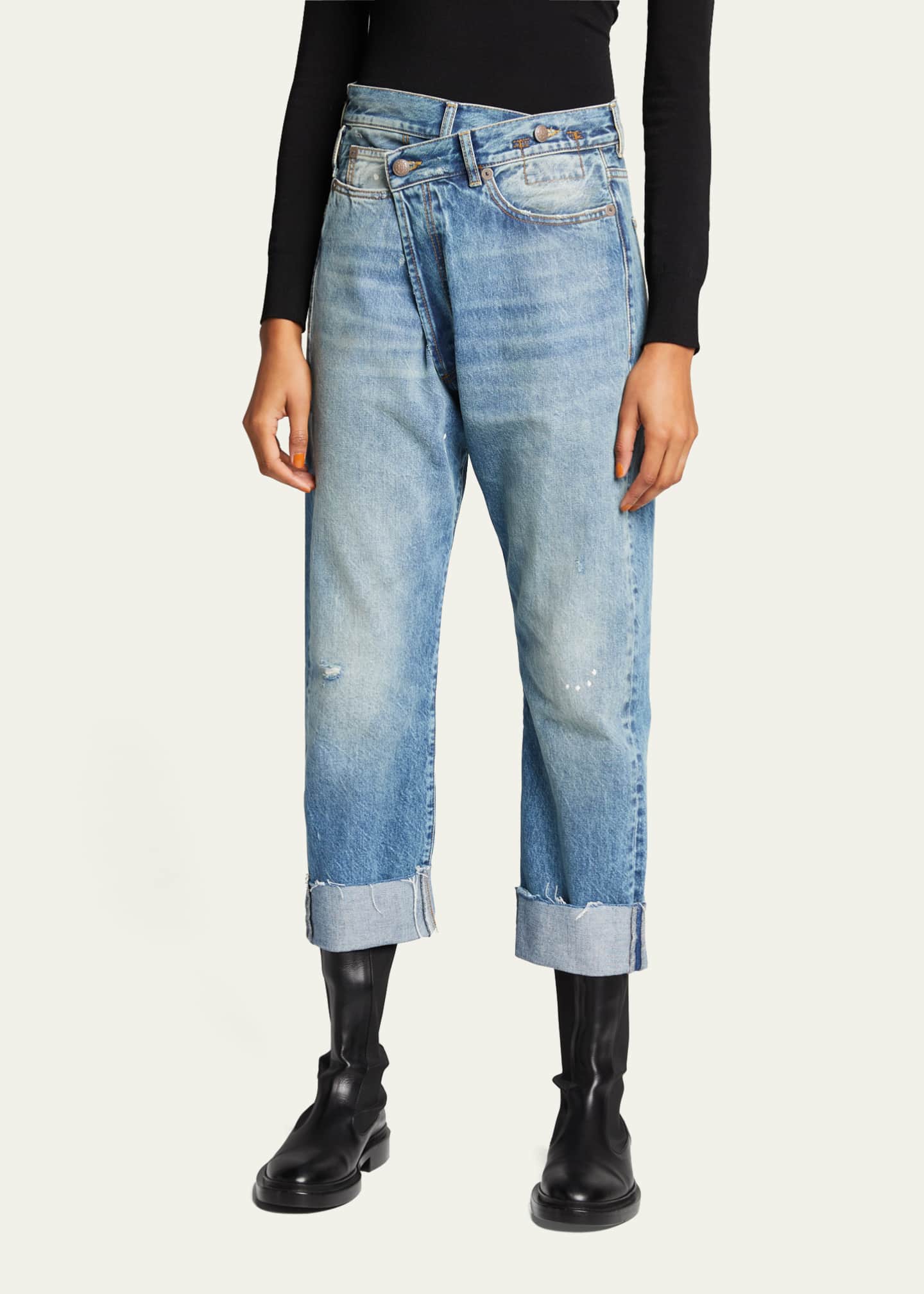 R13 crossover discount jeans sale