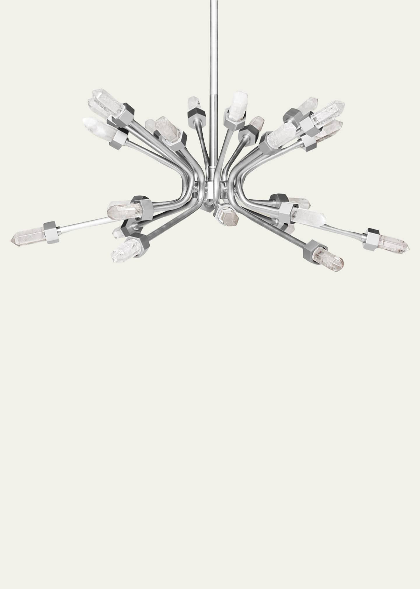 Ashley Childers for Global Views Quartz Burst Chandelier