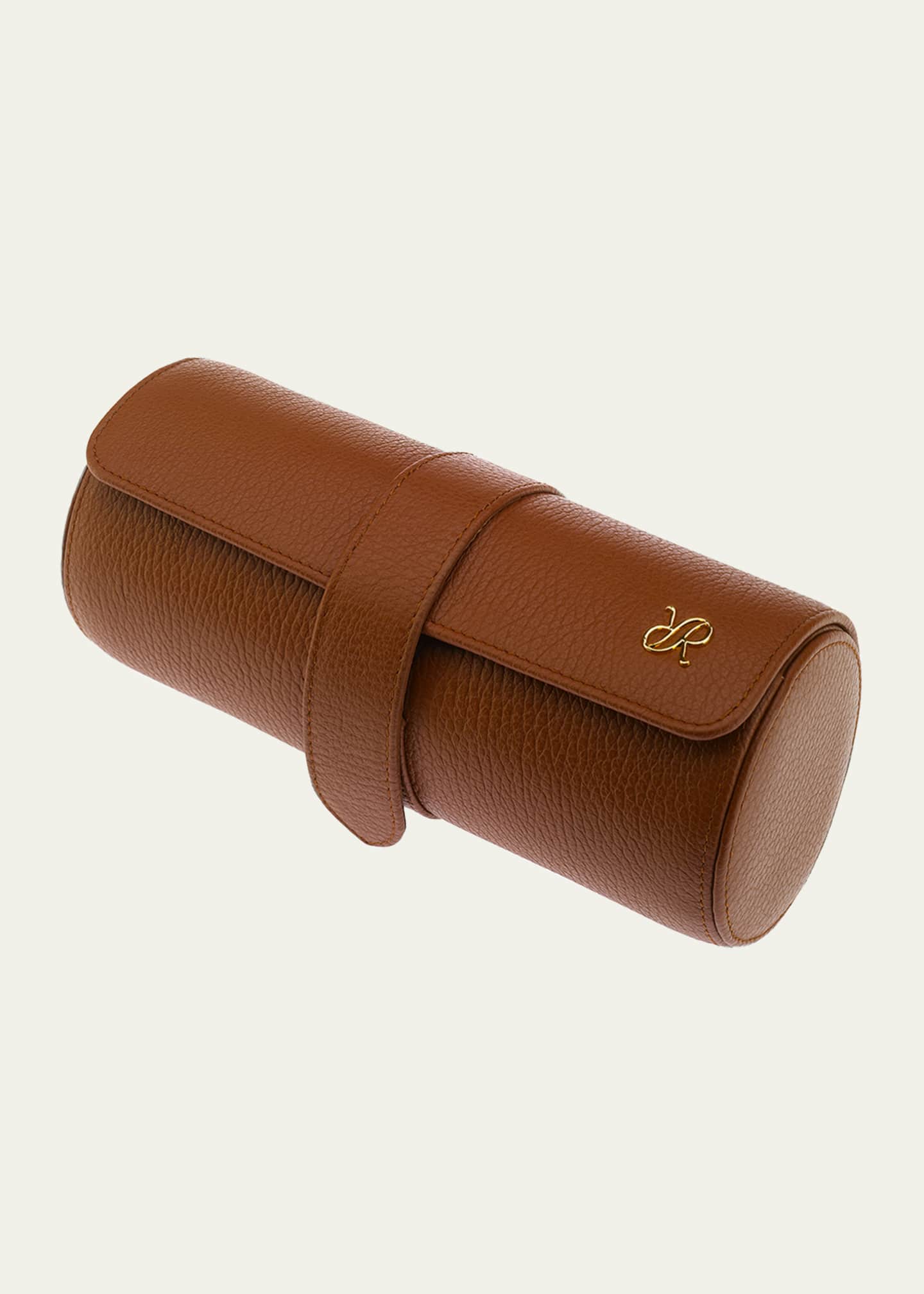 Rapport Berkeley Three Watch Roll - Tan Image 3 of 4