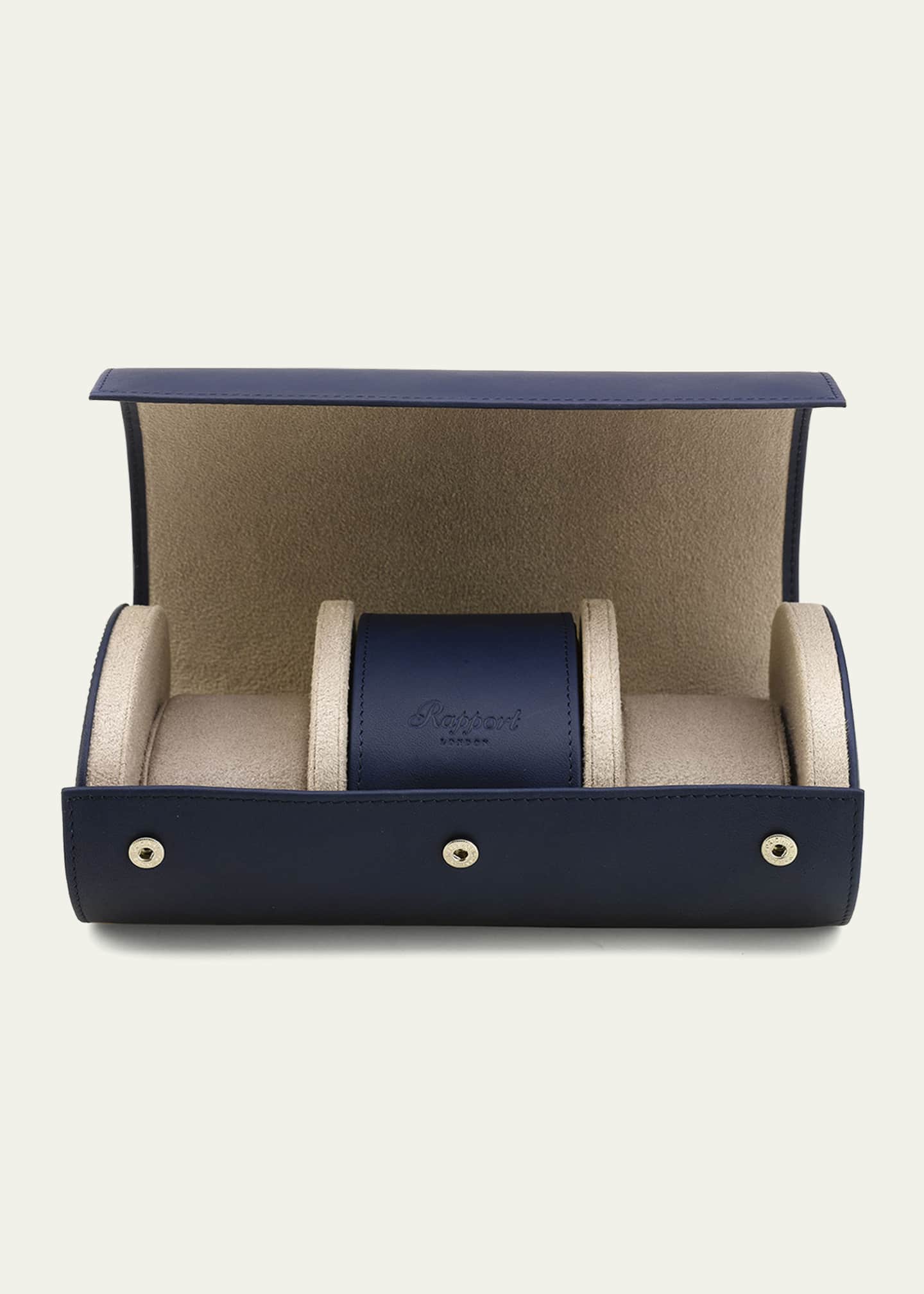 Rapport Hyde Park Three Watch Roll - Navy Image 2 of 4