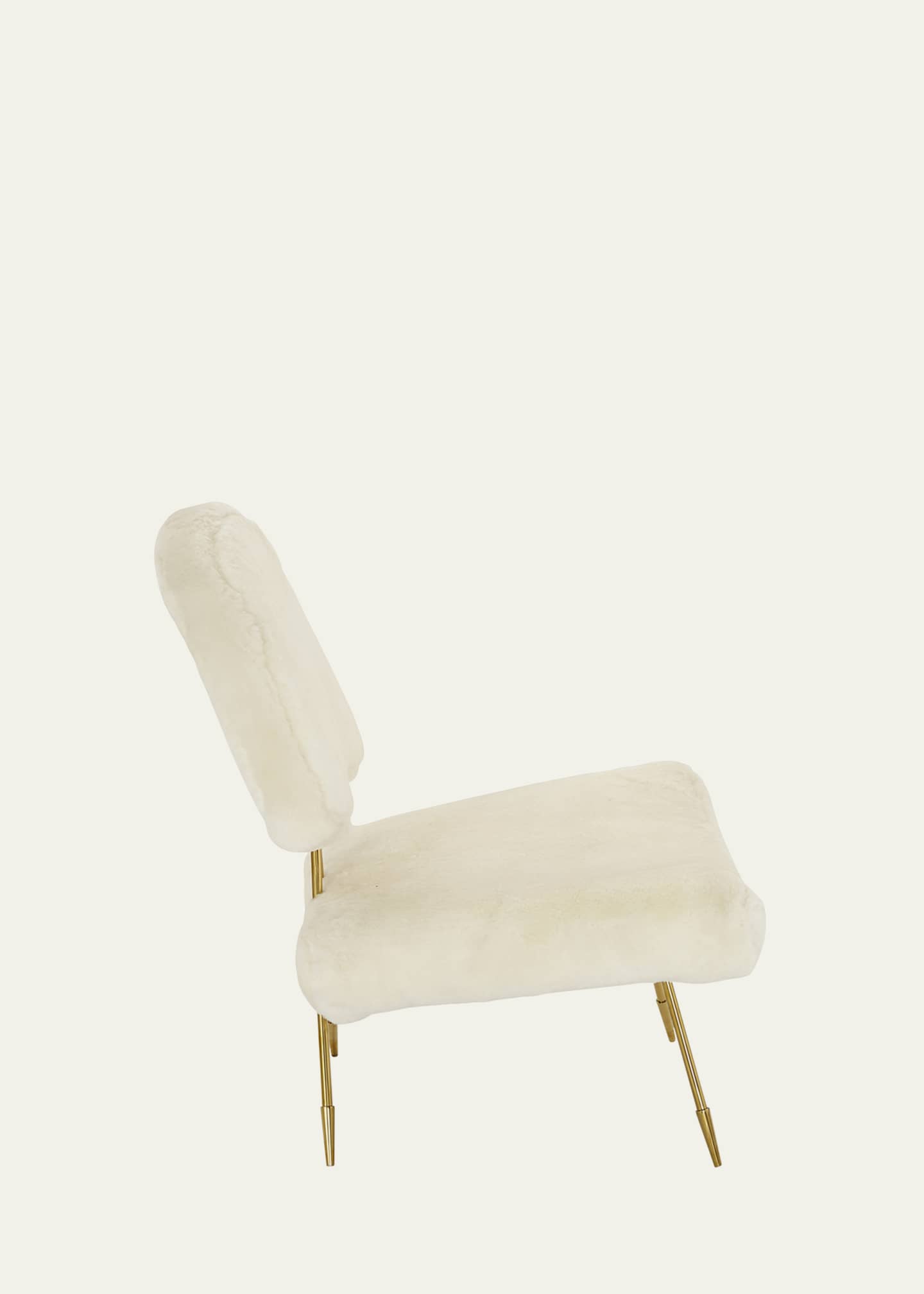Jonathan Adler Maxime Shearling Lounge Chair Image 3 of 4