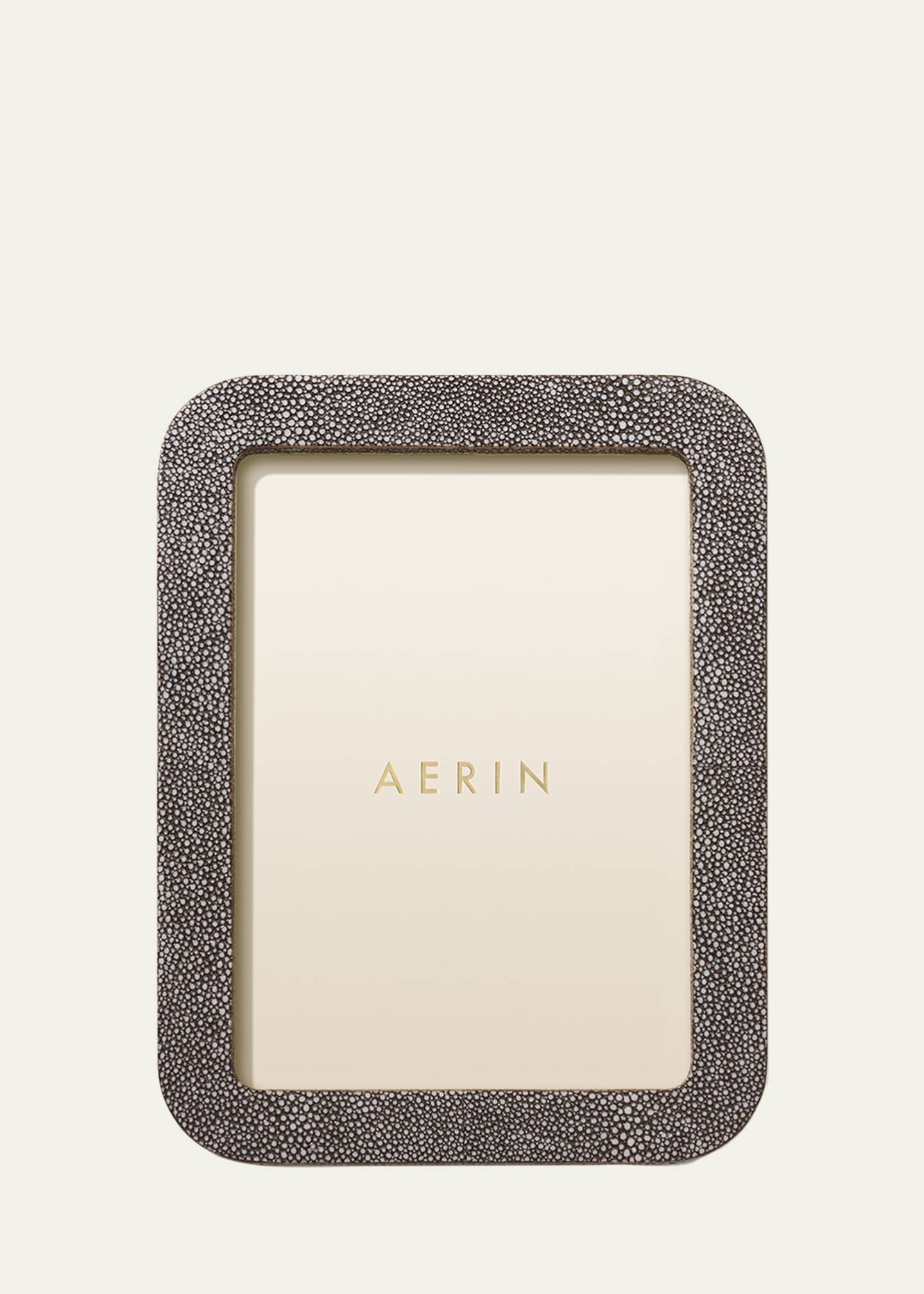 AERIN Modern Faux Shagreen Frame, 5" x 7" Image 2 of 2