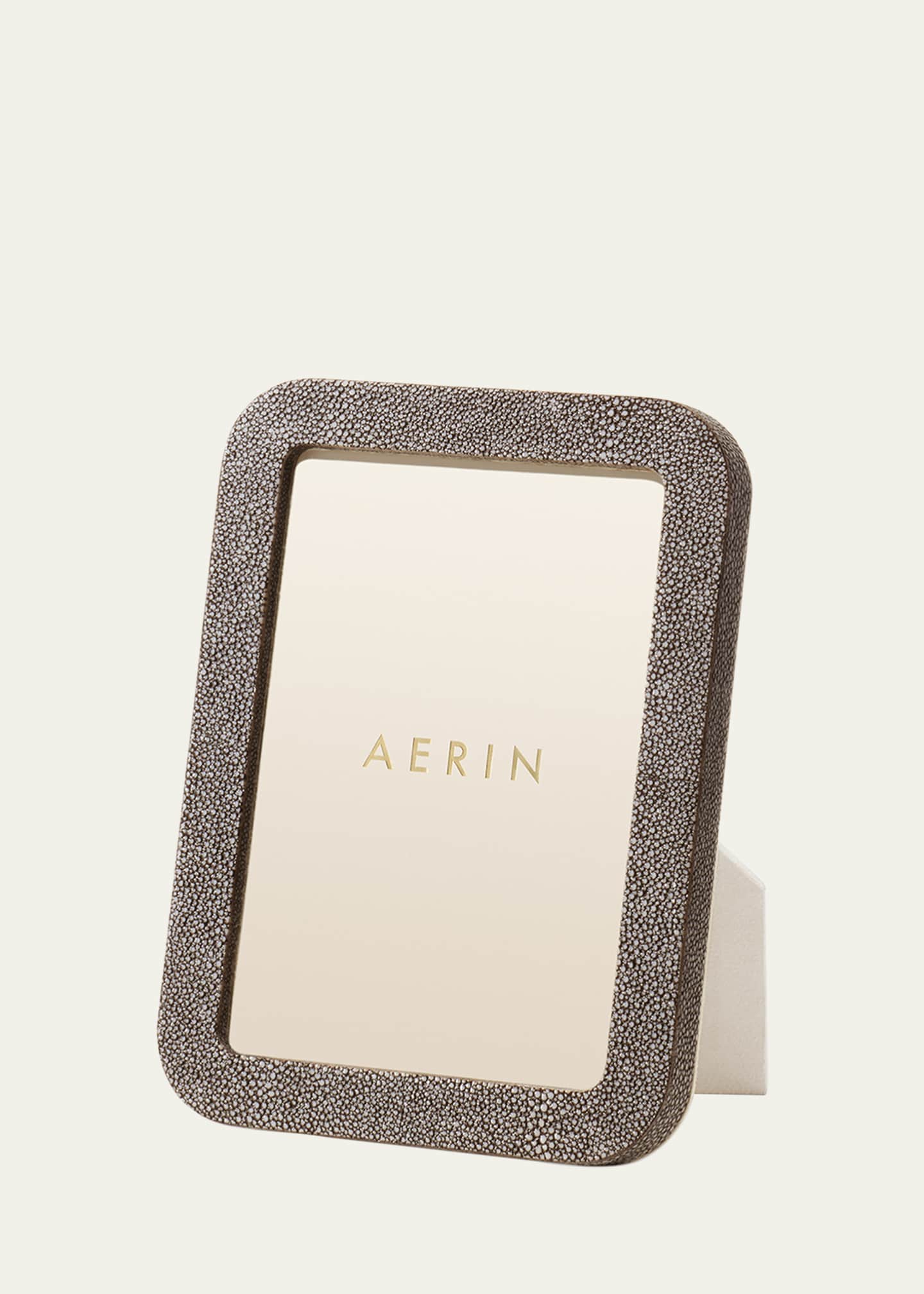 AERIN Modern Faux Shagreen Frame, 5" x 7" Image 1 of 2