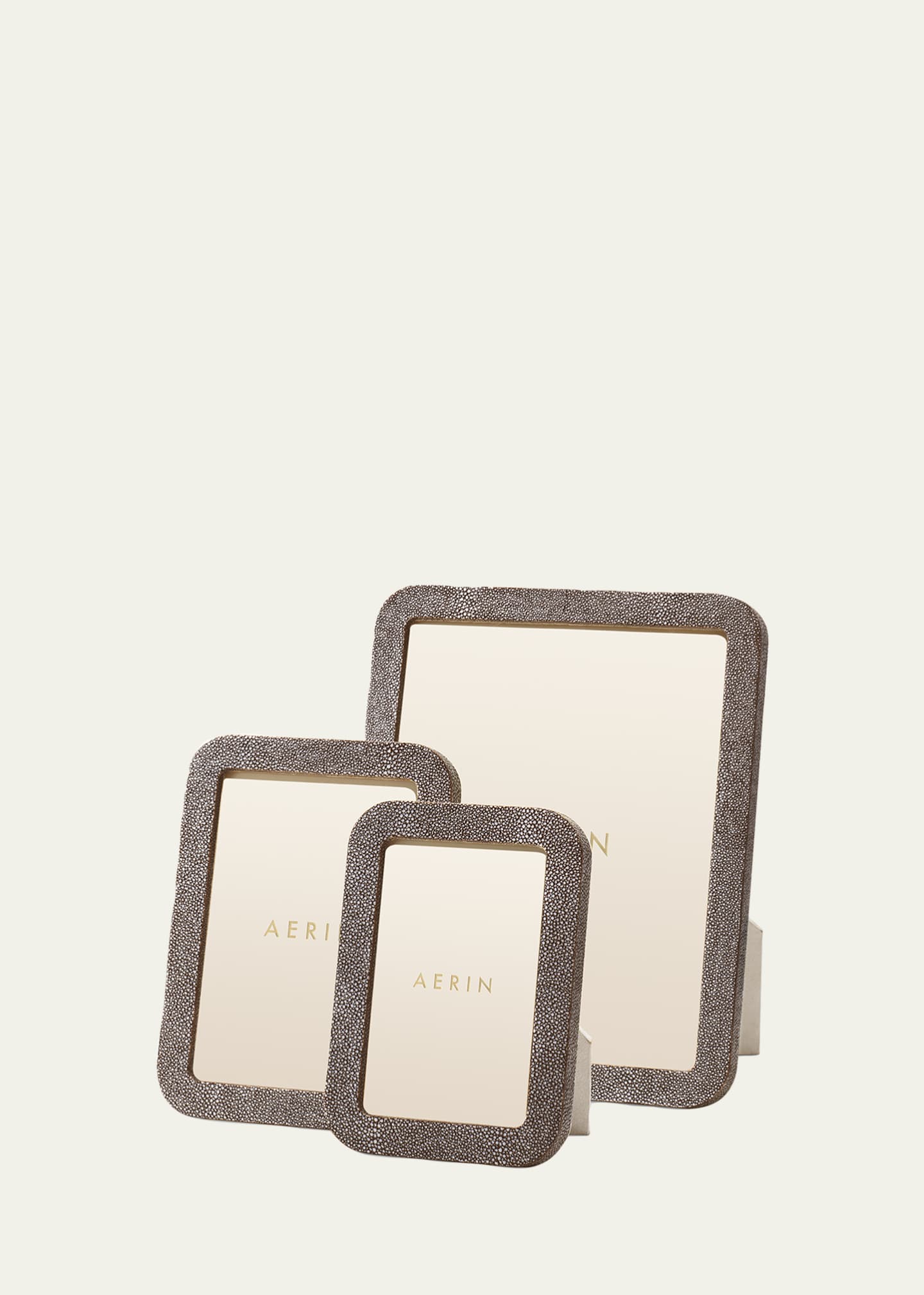 AERIN Modern Faux Shagreen Frame, 4" x 6" Image 3 of 3