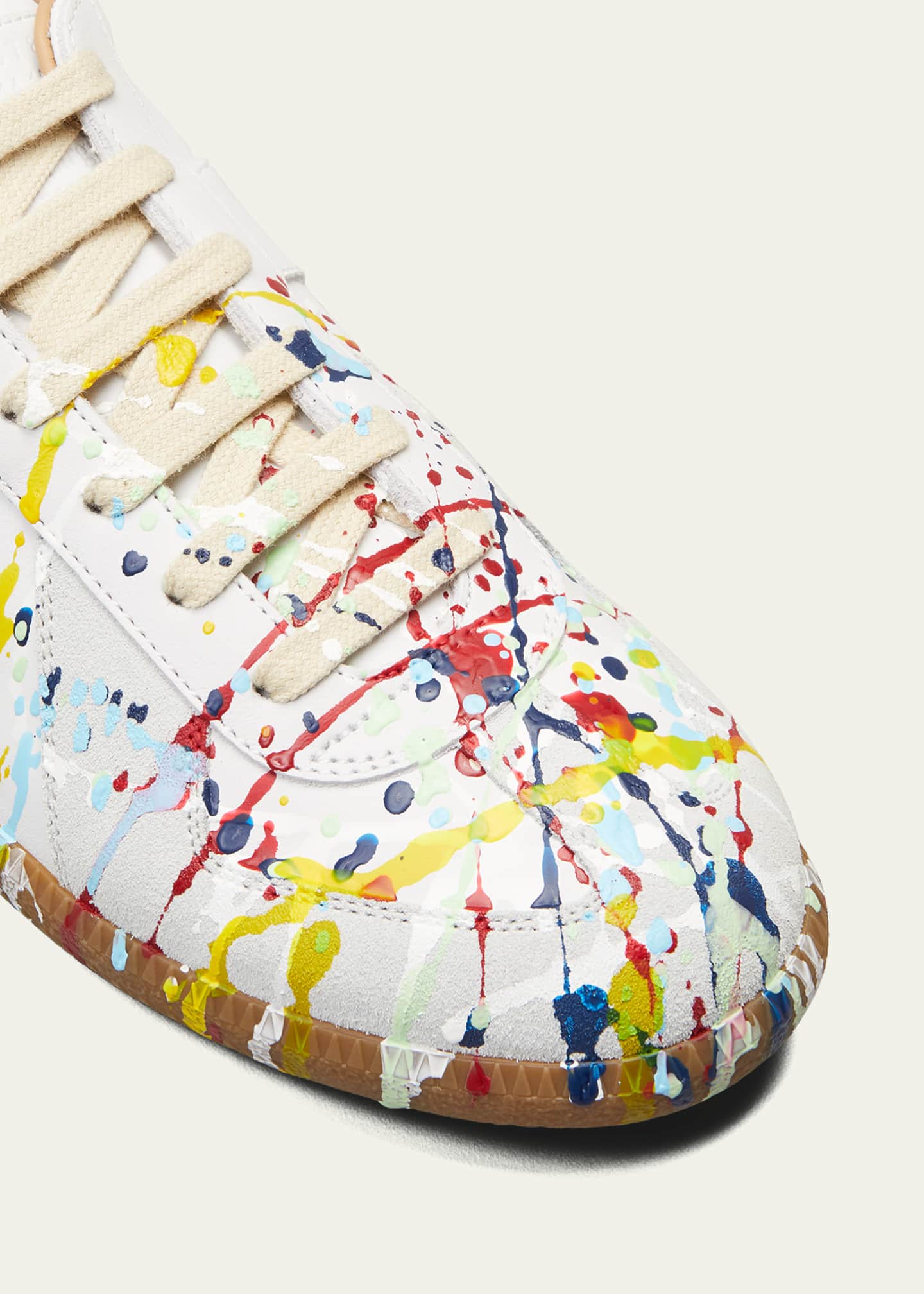 Maison Margiela Replica Paint-Splatter Sneakers - Bergdorf Goodman
