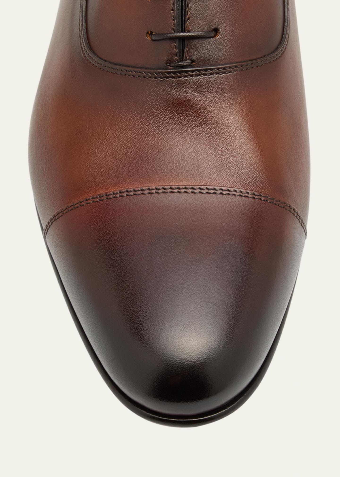 Santoni Men\'s Darian Calfskin Leather Oxfords Darian Dress Oxford | Oak Hall, Inc main image 2