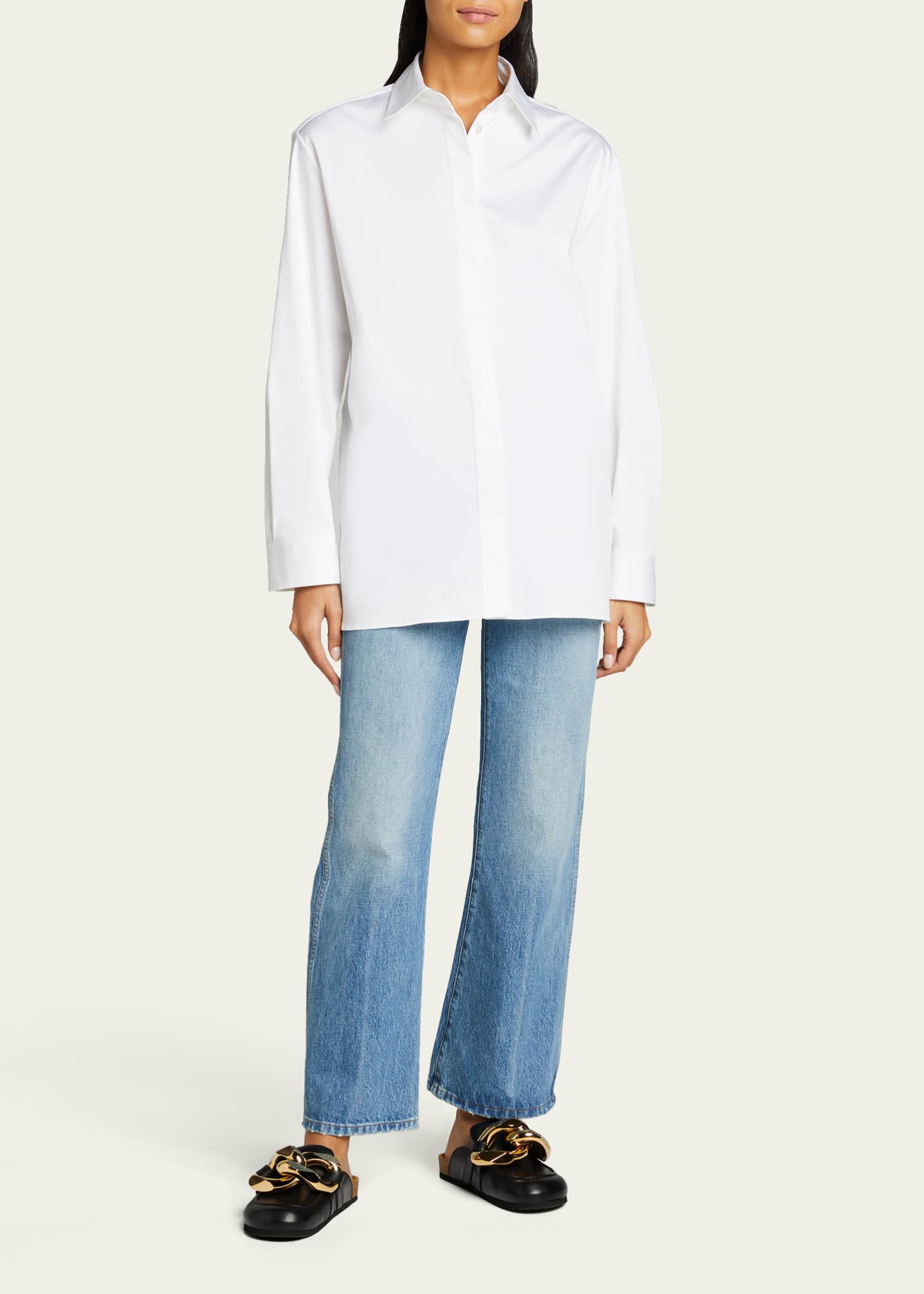 Jw anderson chunky napa chain slide mules hot sale