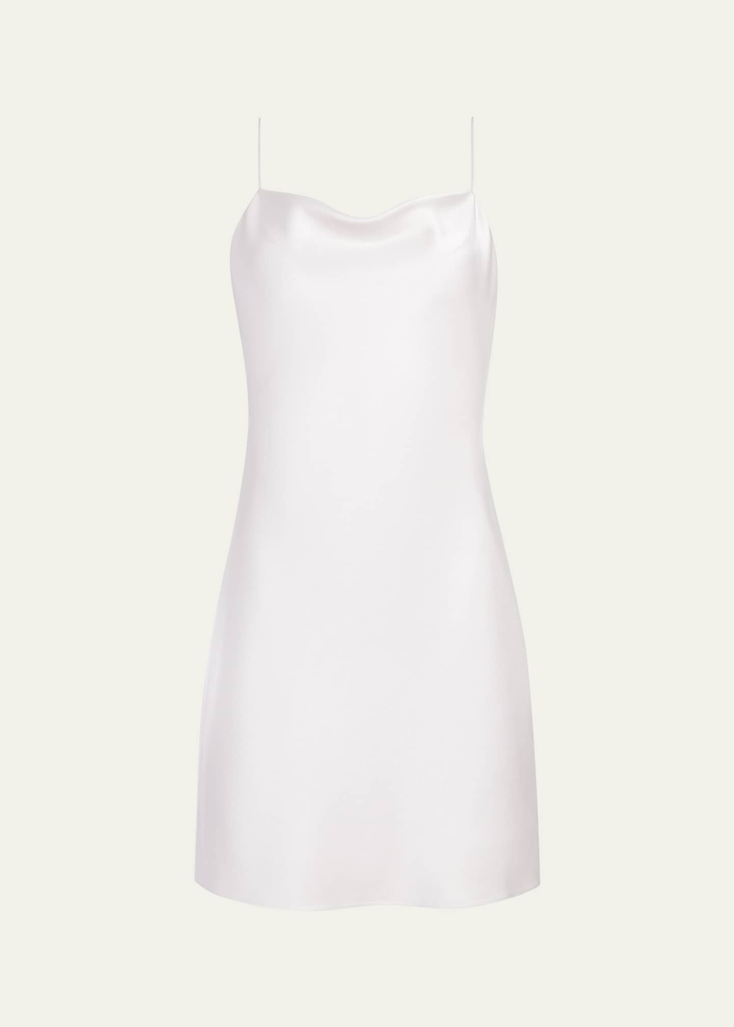 Alice + Olivia Women's Harmony Mini Slip Dress - Off White - Size 6